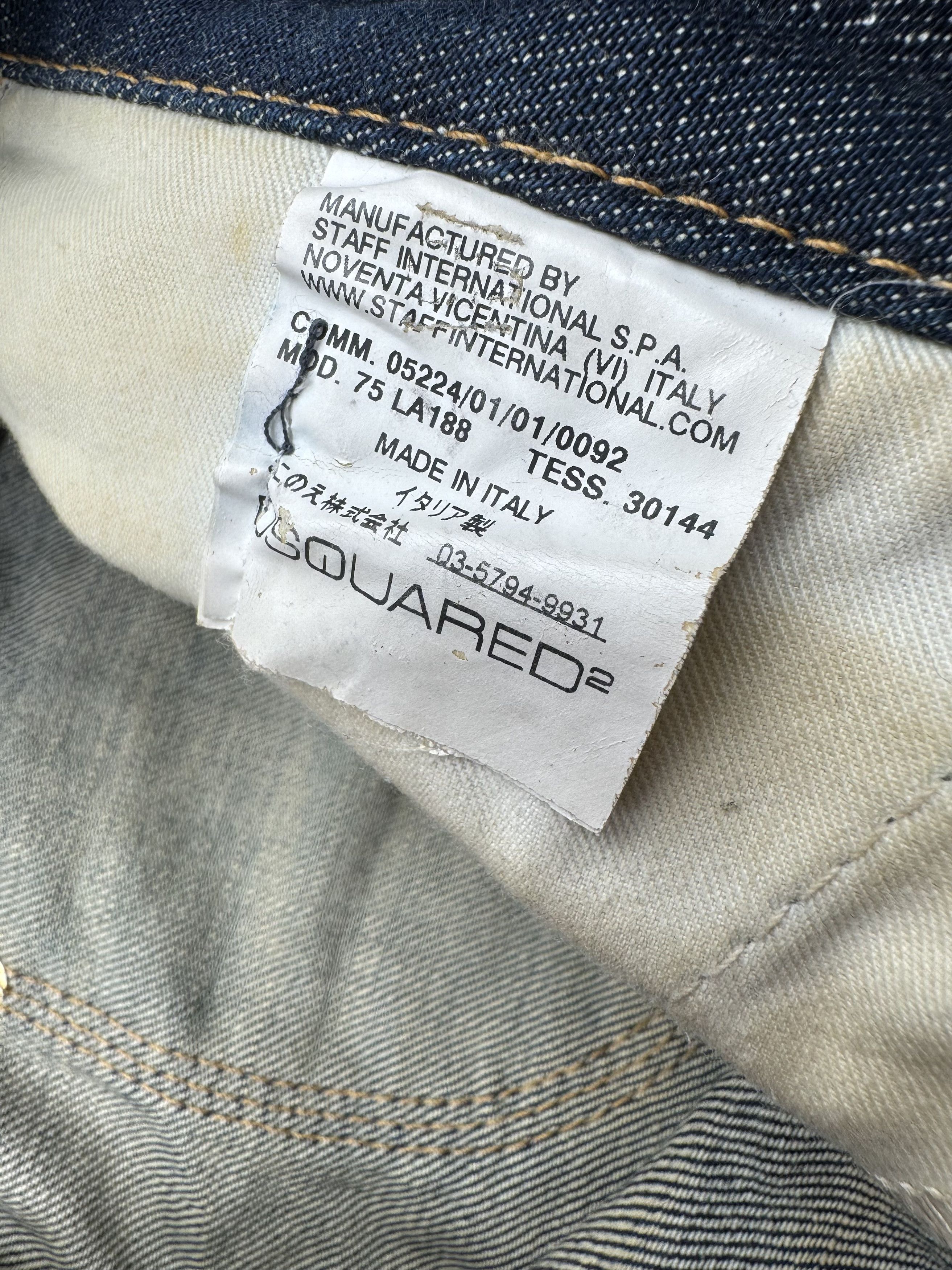 Dsquared2 × Vintage Dsquared2 Vintage Multi Zipped Jeans Size 27" / US 4 / IT 40 - 8 Thumbnail