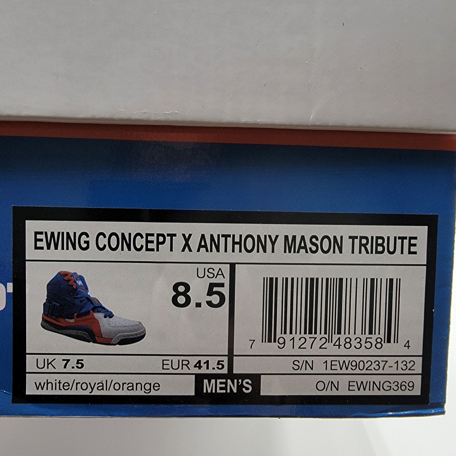 Ewing Athletics Ewing Athletics Ewing Concept x Anthony Mason Tribute Sz 8.5 Size US 8.5 / EU 41-42 - 10 Thumbnail