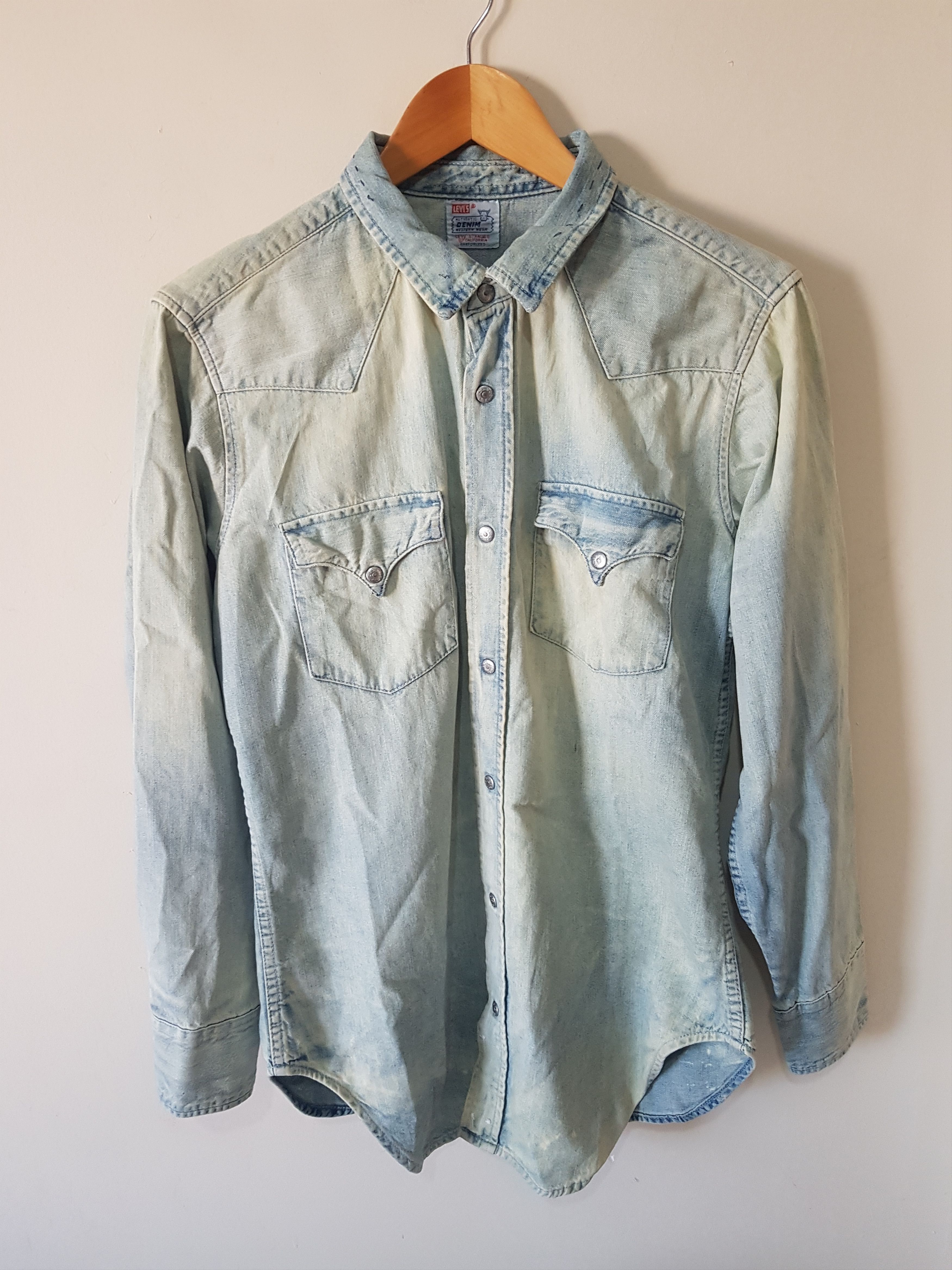 Levi's Vintage Clothing LVC 1955 Sawtooth Western Denim Shirt