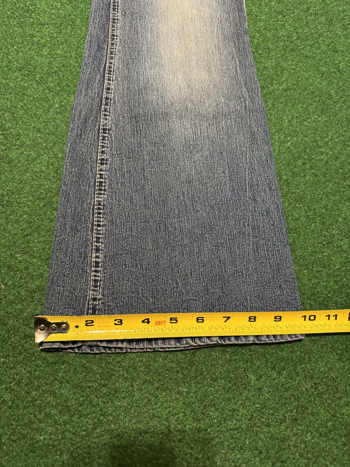 Vintage Y2K Angels Low Rise Flare Womens 13 Stretch 32x32 Jeans Size 32" / US 10 / IT 46 - 7 Thumbnail