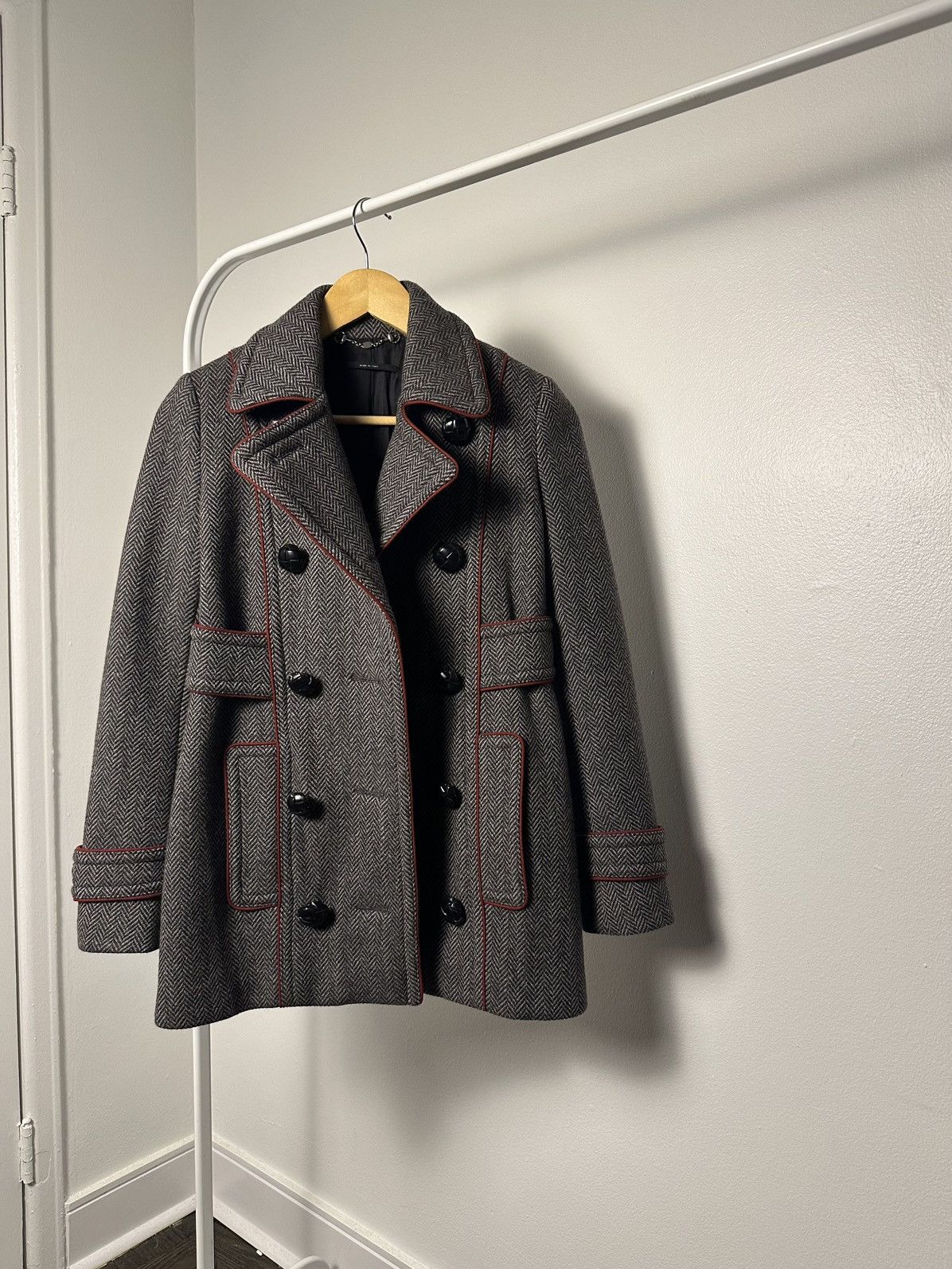 Gucci Gucci Pea Coat FW15 Archive Coat Size XS / US 0-2 / IT 36-38 - 2 Thumbnail