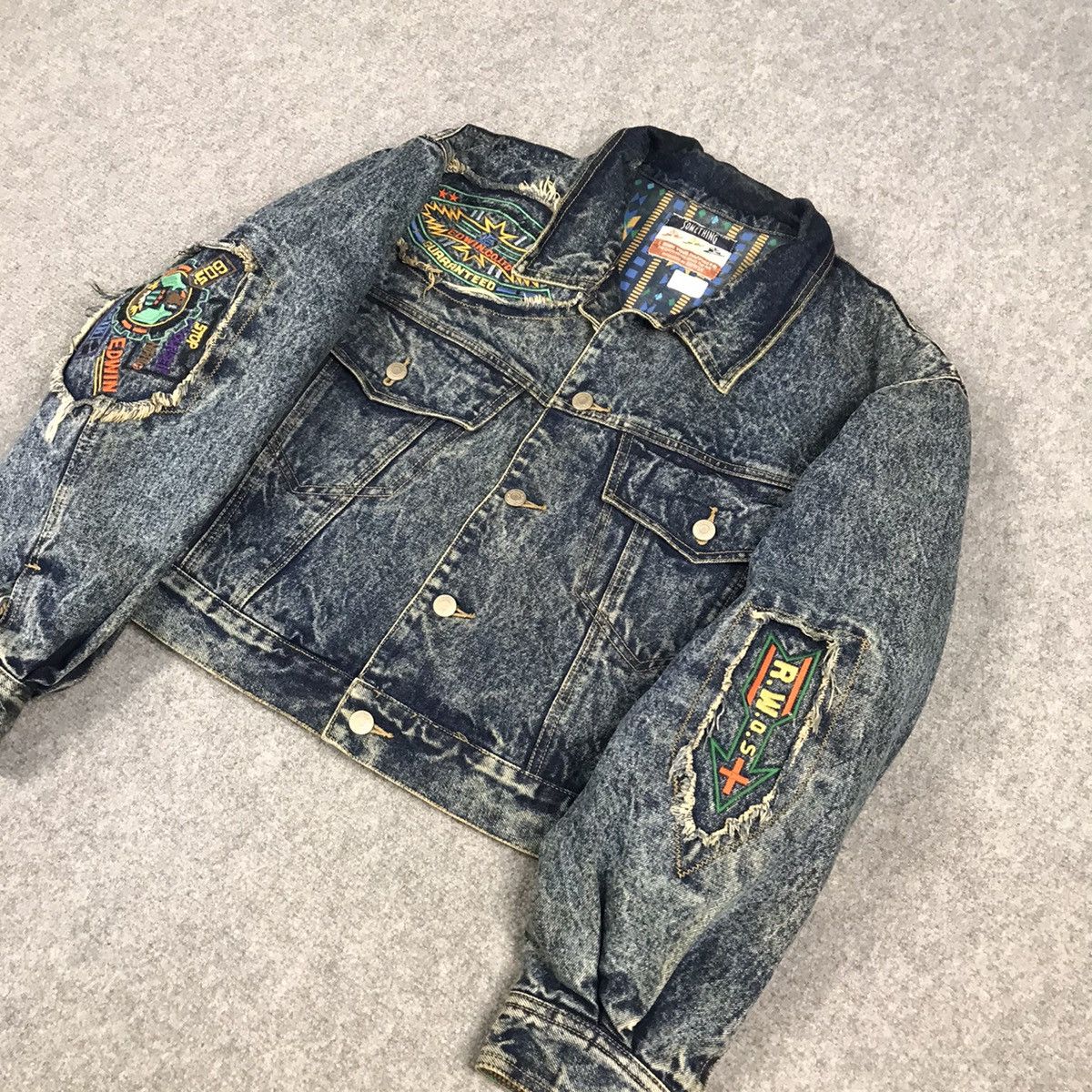 Vintage DENIM BUTTON JACKET EDWIN 1990 JACKET Size US M / EU 48-50 / 2 - 3 Thumbnail