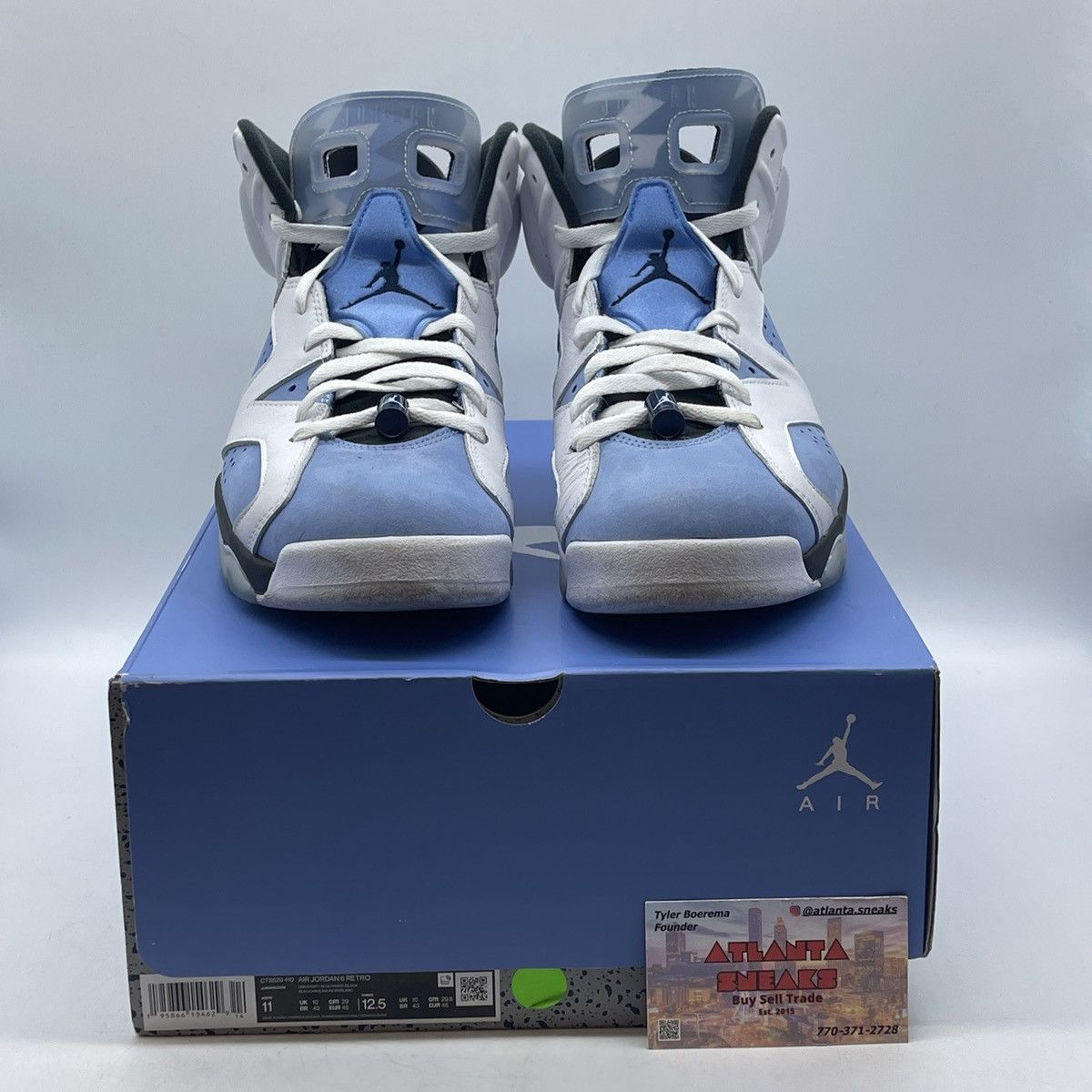 Jordan Brand Air Jordan 6 UNC home Size US 11 / EU 44 - 2 Thumbnail
