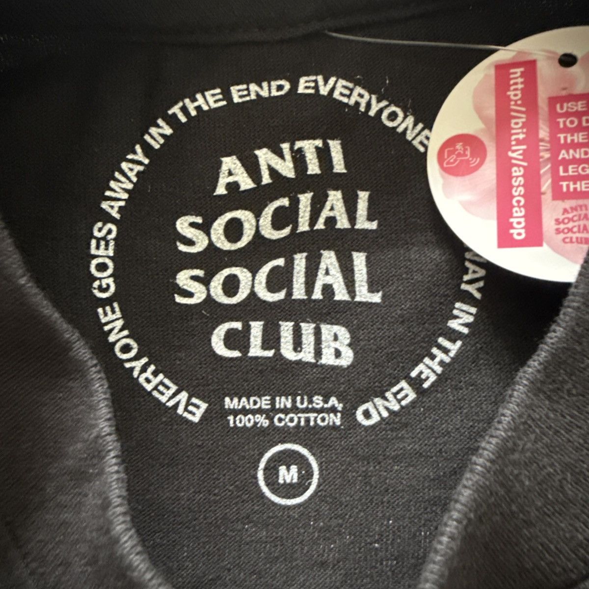 Anti Social Social Club × Fragment Design Anti Social Social Club x Fragment Bolt Tee Black Size M Size US M / EU 48-50 / 2 - 3 Thumbnail
