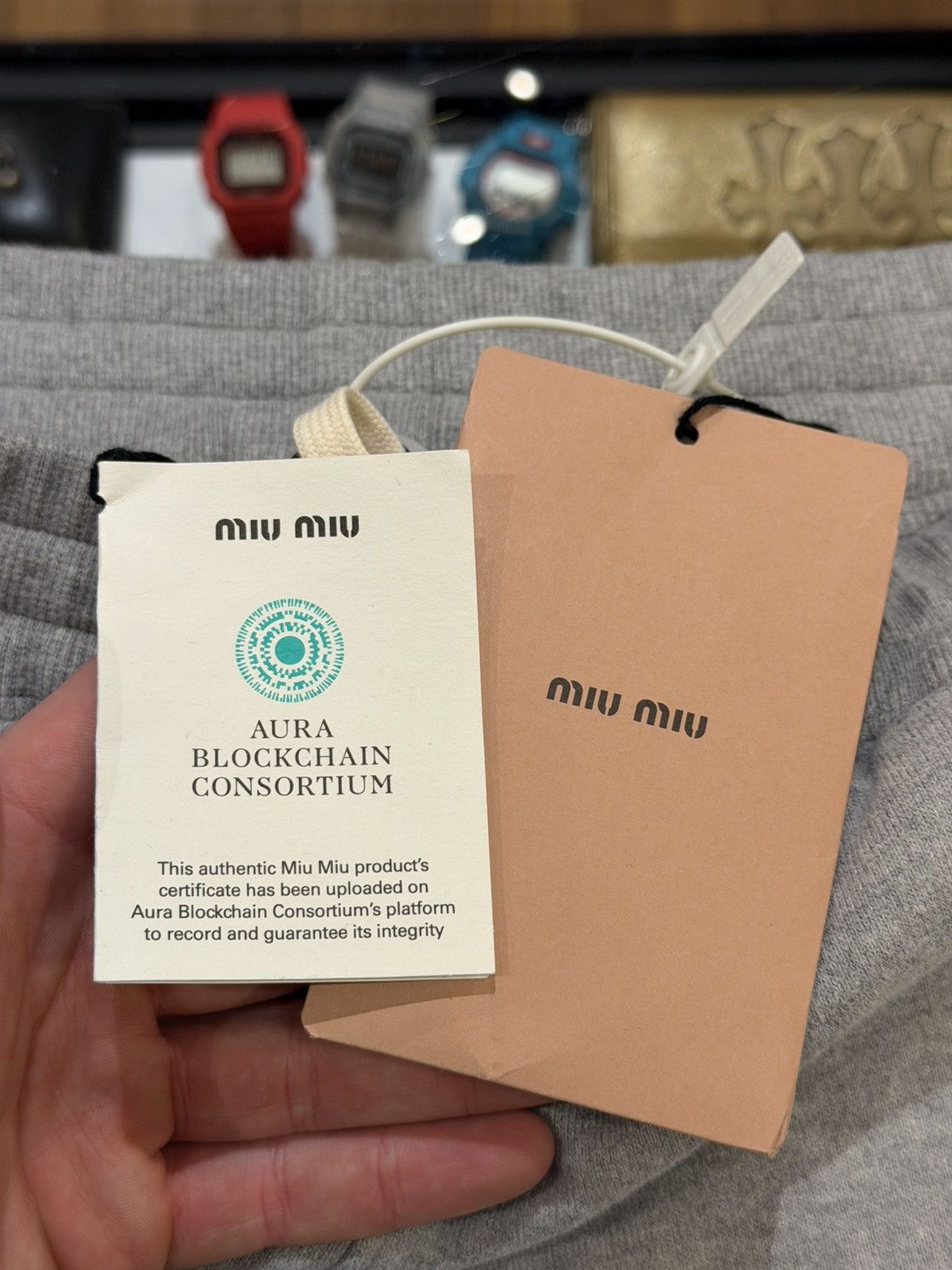 Miu Miu Miu Miu Logo Patch Track Pants - Grey Size US 34 / EU 50 - 4 Thumbnail