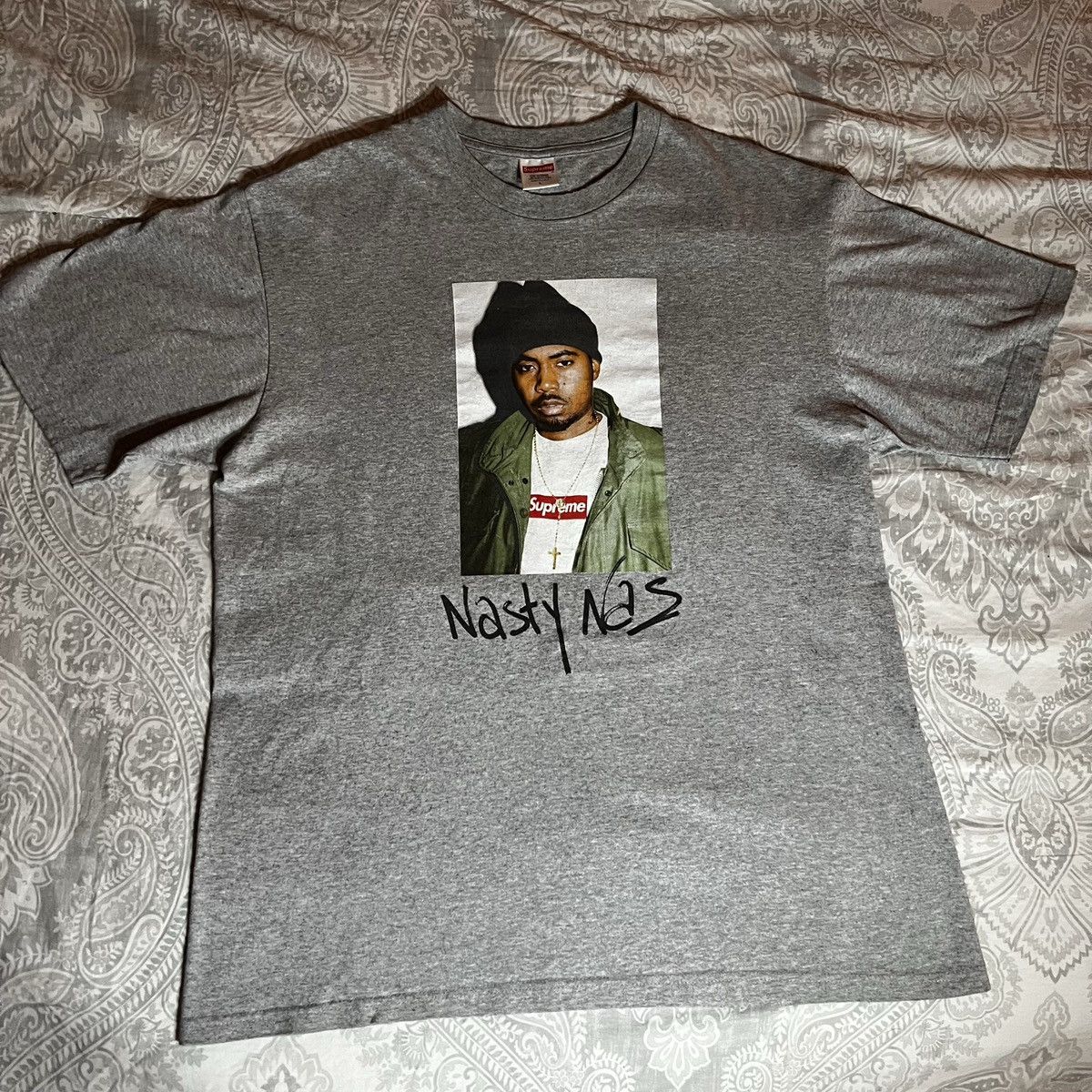 Supreme Supreme Nasty Nas Photo Tee Nas T shirt Size US L / EU 52-54 / 3 - 11 Thumbnail