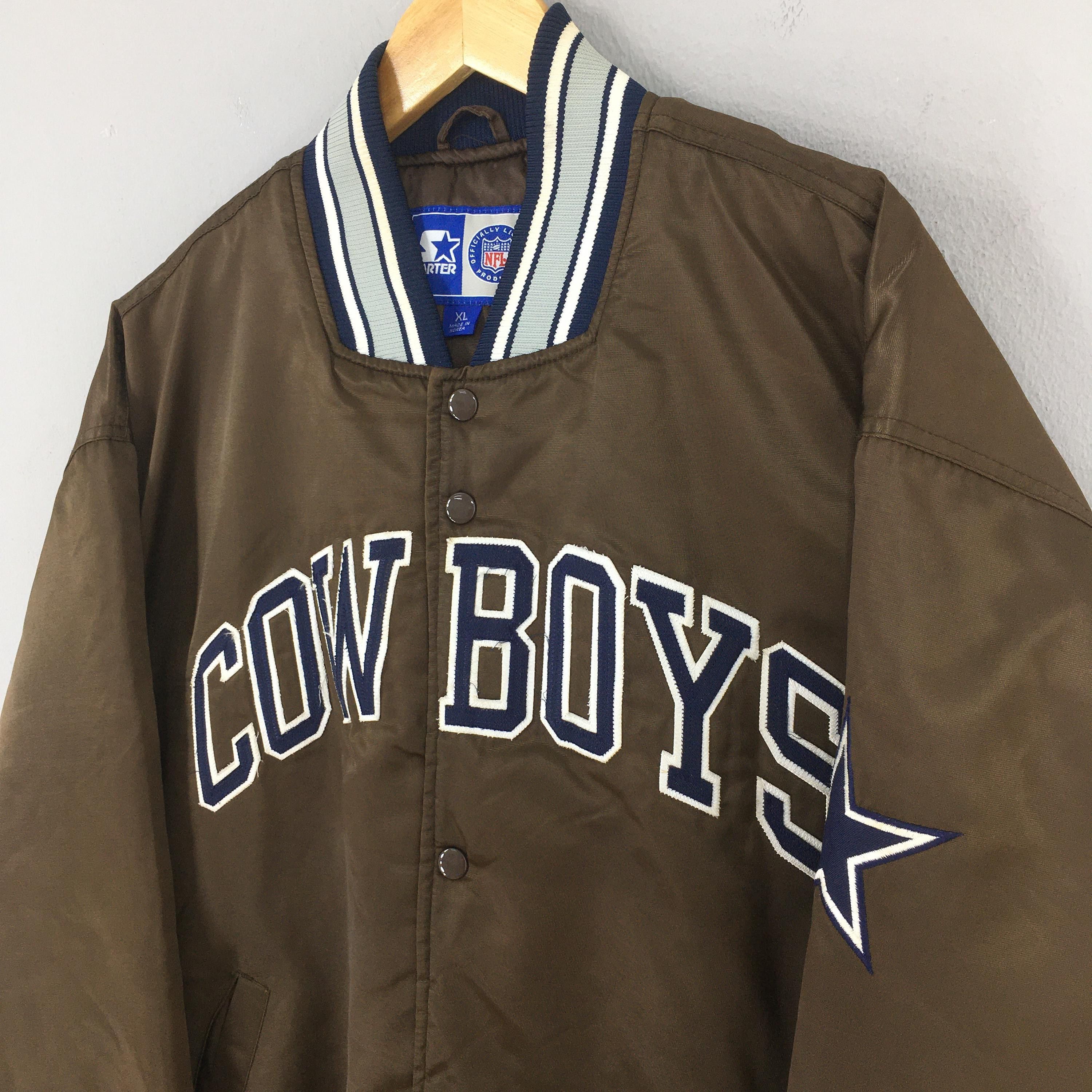 NFL Vintage Dallas Cowboys NFL Varsity Satin Jacket XLarge Size US XL / EU 56 / 4 - 3 Thumbnail
