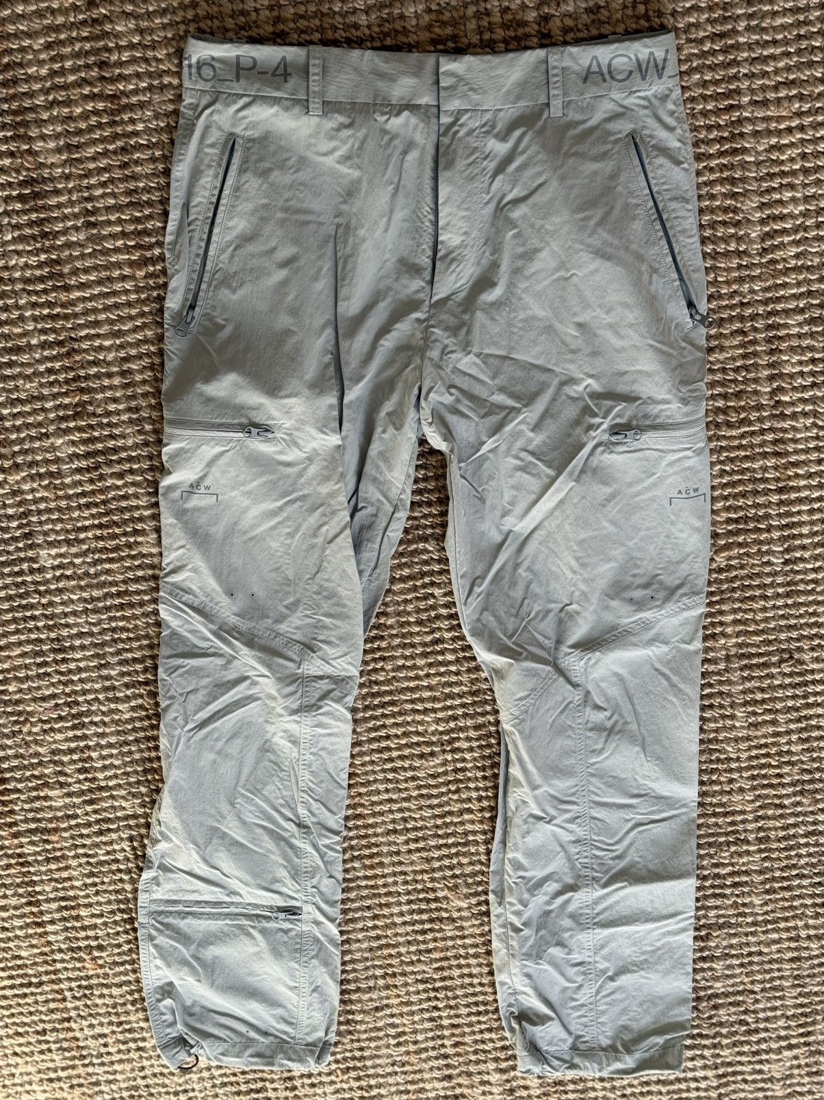 A-COLD-WALL* A-COLD-WALL* Technical Utility Pants – off-white biege Size US 30 / EU 46 - 6 Thumbnail
