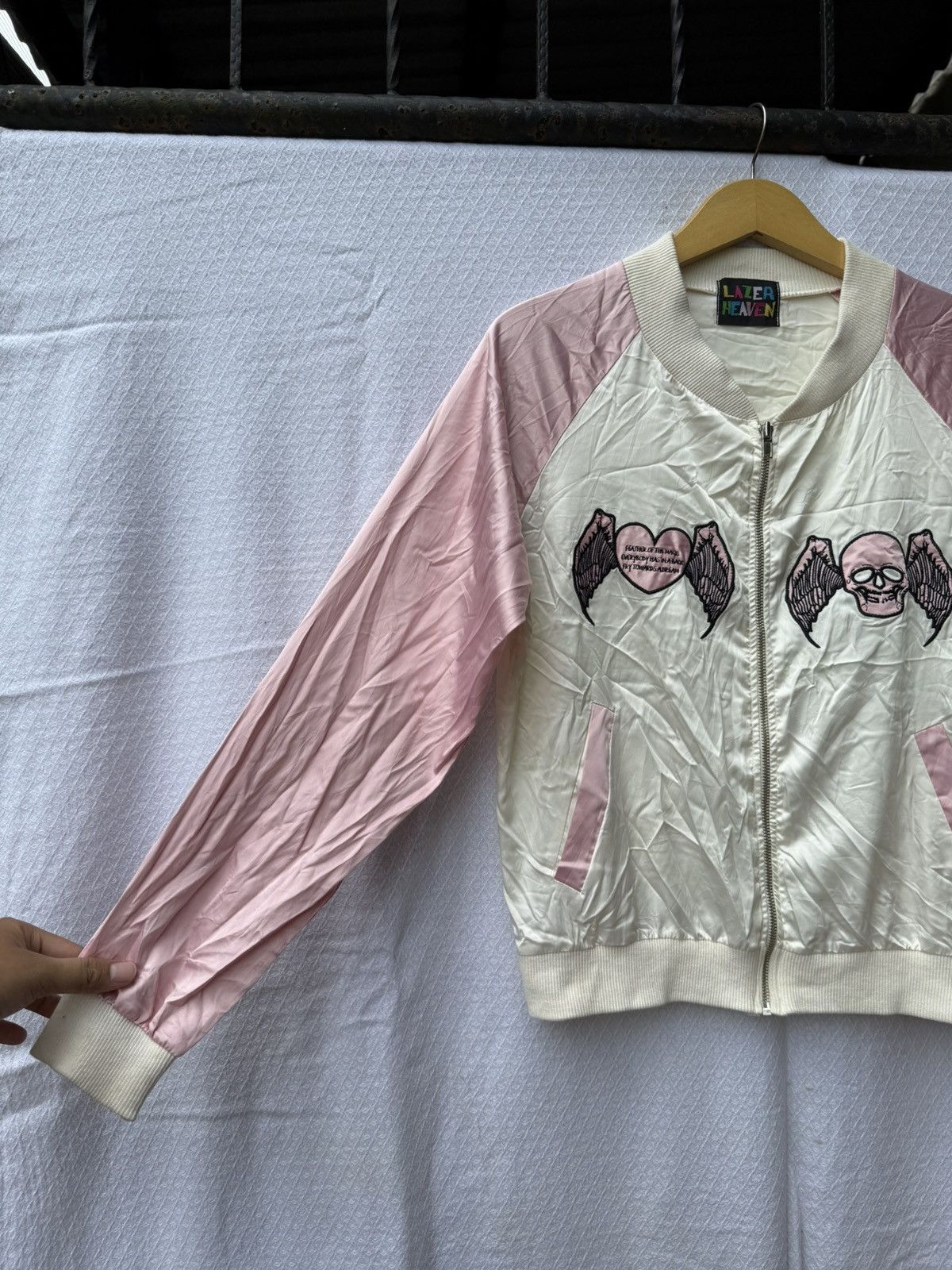 If Six Was Nine Lazer Heaven Bomber Jacket Skull Size US M / EU 48-50 / 2 - 7 Thumbnail