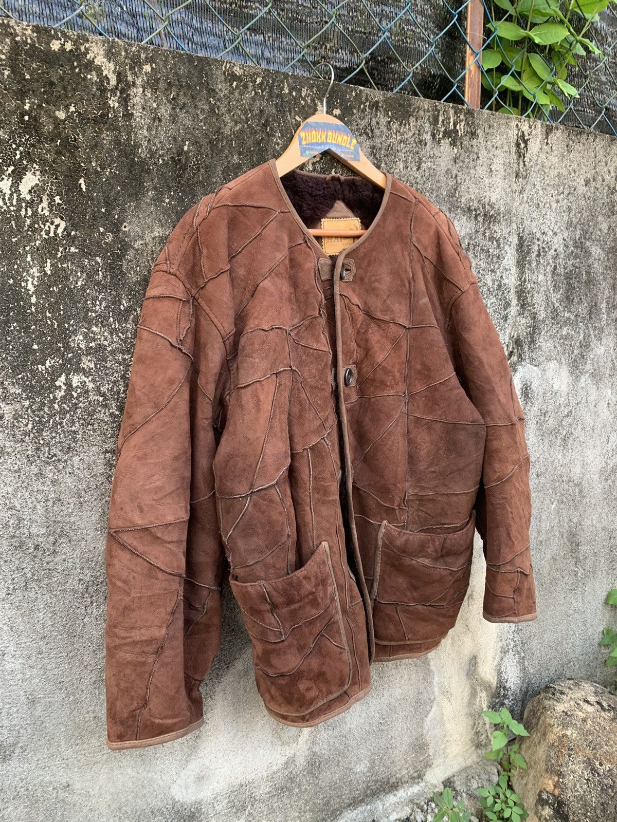 Hai Sporting Gear 90’s Hai Sporting Gear Issey Miyaki Patchwork Leather Jacket Size US M / EU 48-50 / 2 - 4 Thumbnail