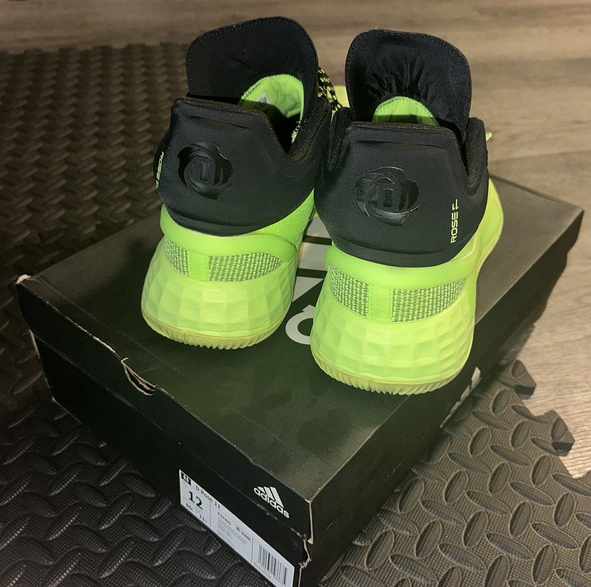 Adidas adidas D Rose 11 Signal Green Size US 12 / EU 45 - 7 Thumbnail