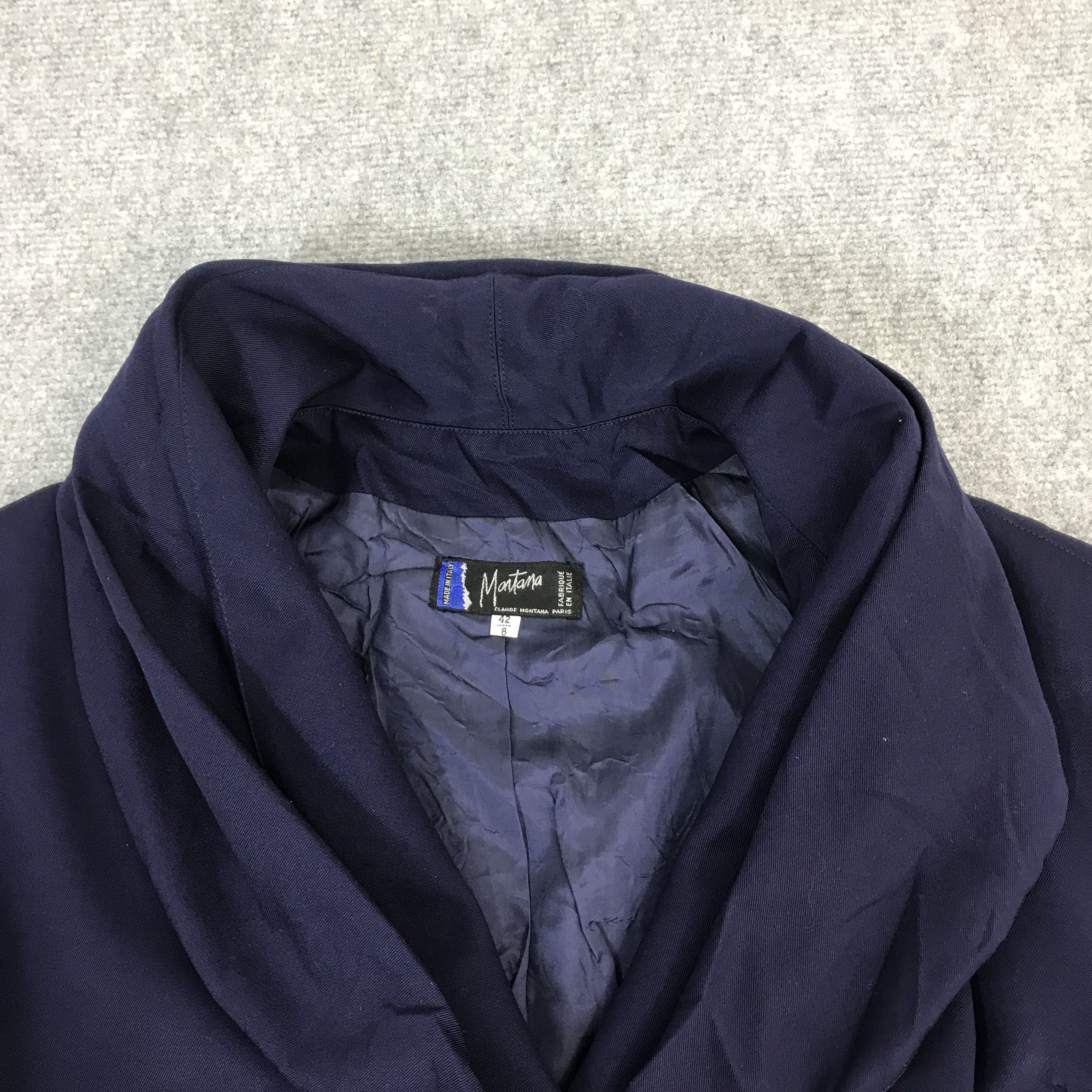 Claude Montana CLAUDE MONTANA PARIS LONG COAT JACKET Size US L / EU 52-54 / 3 - 8 Thumbnail