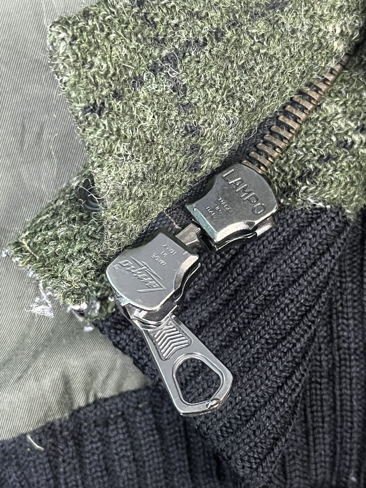 Harris Tweed Rag & Bone Harris Tweed Lampo Zipper Italian Lamb Shearling Size XS / US 0-2 / IT 36-38 - 15 Thumbnail