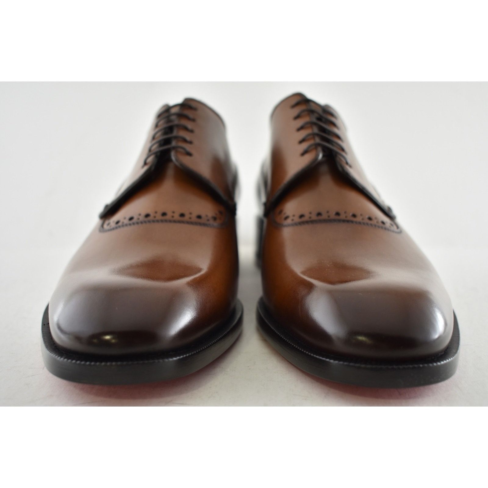 Christian Louboutin Christian Louboutin Sartoby Flat Brown Leather Derby 45 12 Size US 12 / EU 45 - 10 Thumbnail