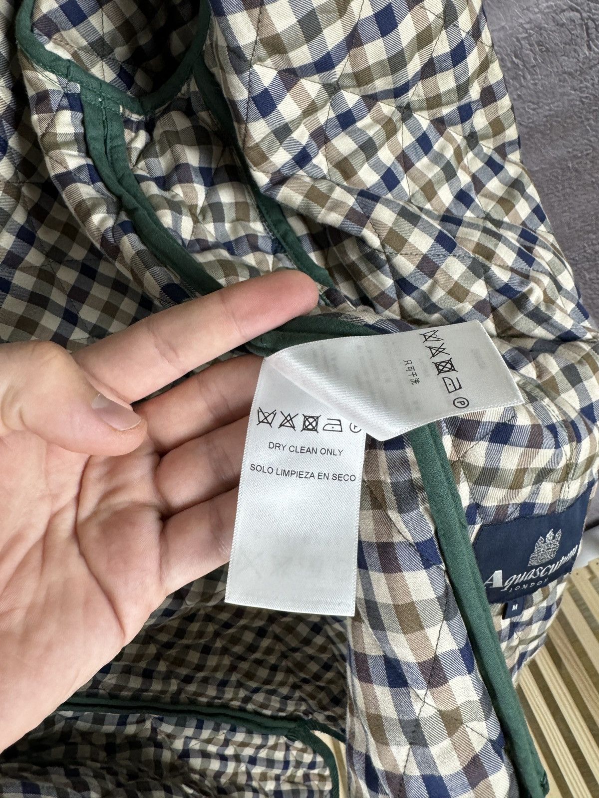 Aquascutum Aquascutum Green Quilted women’s jacket check size M Size M / US 6-8 / IT 42-44 - 12 Thumbnail