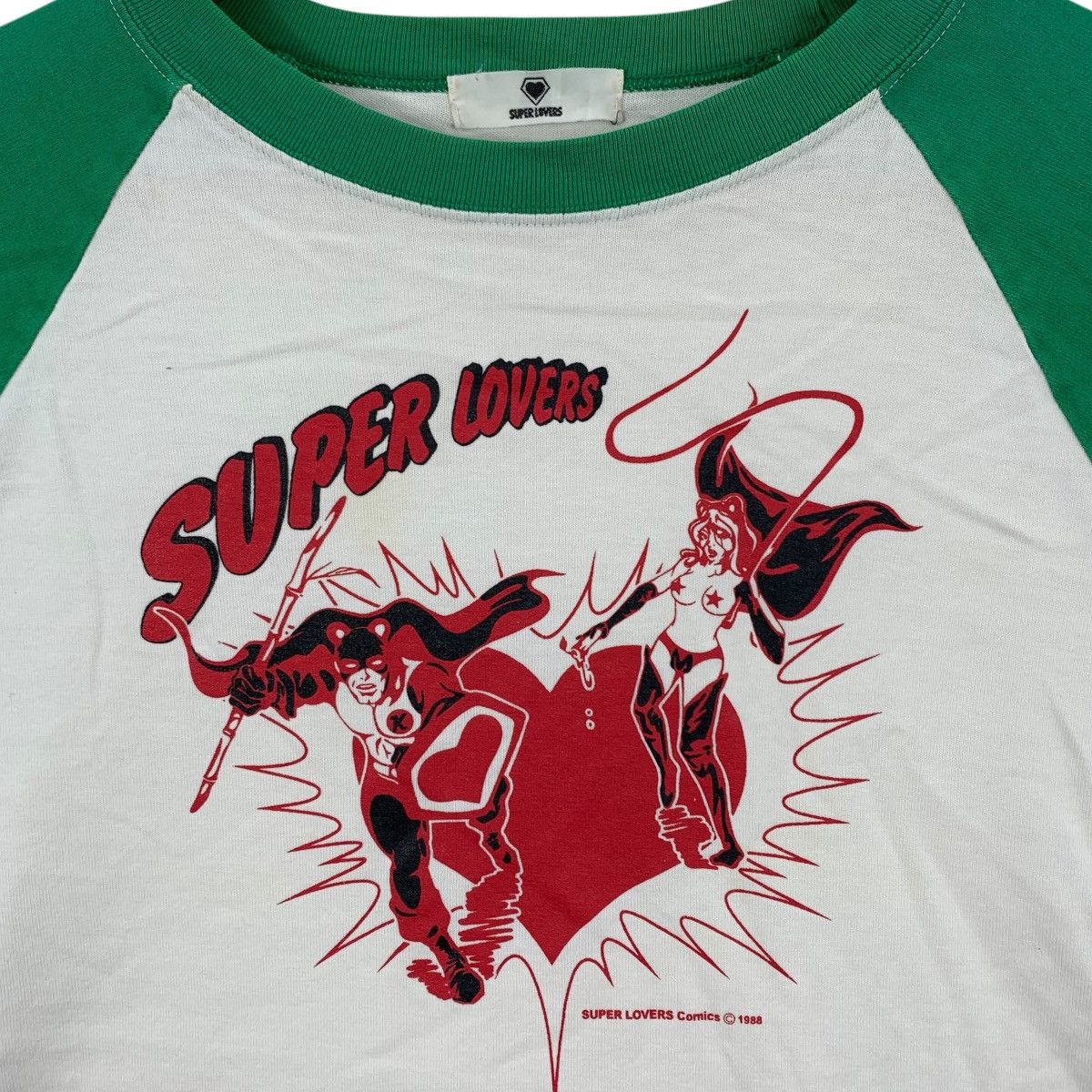 Japanese Brand × Vintage Vintage SUPER LOVERS Punk Japanese Brand Marvel Dc Shirt Size US M / EU 48-50 / 2 - 4 Thumbnail