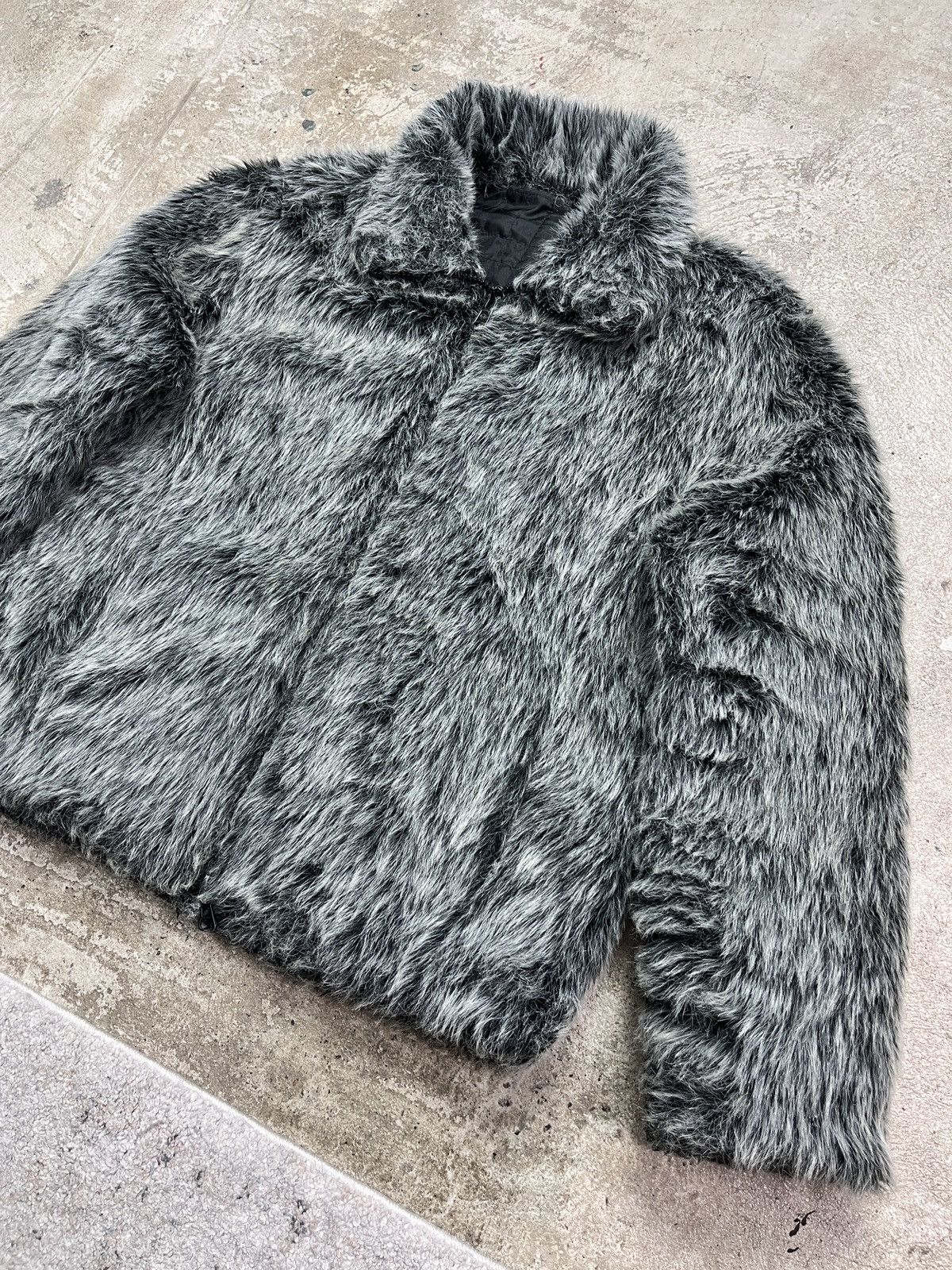 Vintage 2000s BOXY CHEWBACCA TEDDY SHERPA ECO FUR COAT JACKET № 2251 Size US L / EU 52-54 / 3 - 3 Thumbnail