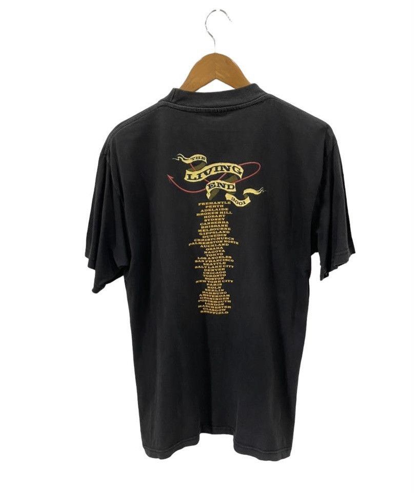 Band Tees ✅ VINTAGE THE LIVING END punk rockabilly band 2001 tee shirt Size US M / EU 48-50 / 2 - 2 Thumbnail