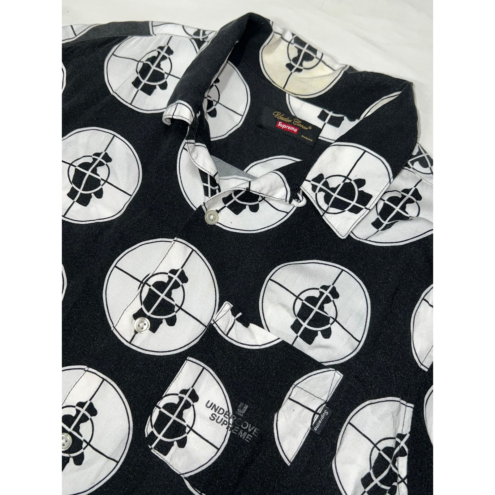 Supreme SS18 Public Enemy Rayon Shirt