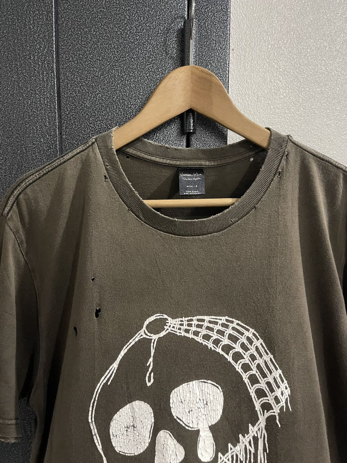 Number (N)ine S/S04 Number Nine Skull Heart Tears Tee Size US L / EU 52-54 / 3 - 5 Thumbnail