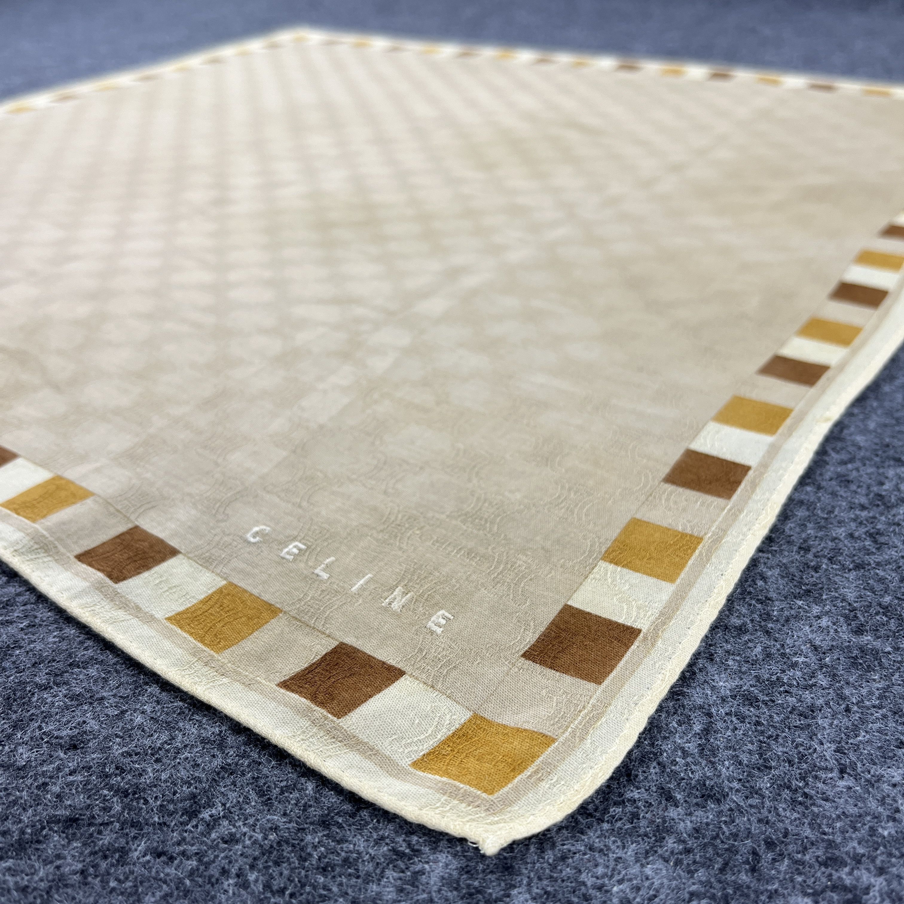 Vintage Vintage Celine Handkerchief / Bandana / Neckerchief B297 Size ONE SIZE - 5 Thumbnail