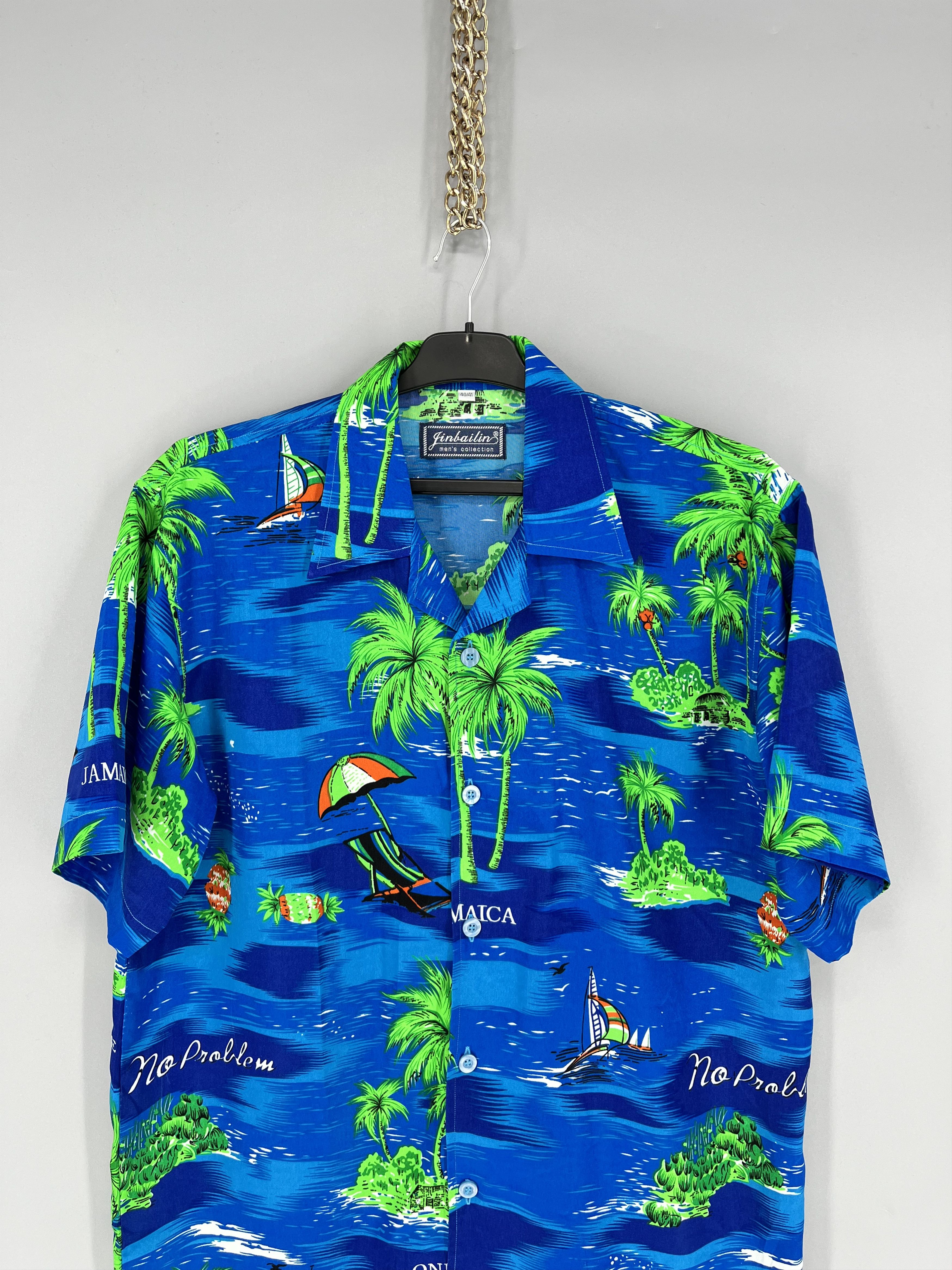 Japanese Brand × Vintage Vintage 90s Aloha Wear Hawaiian Shirt Summer American Size US S / EU 44-46 / 1 - 6 Thumbnail