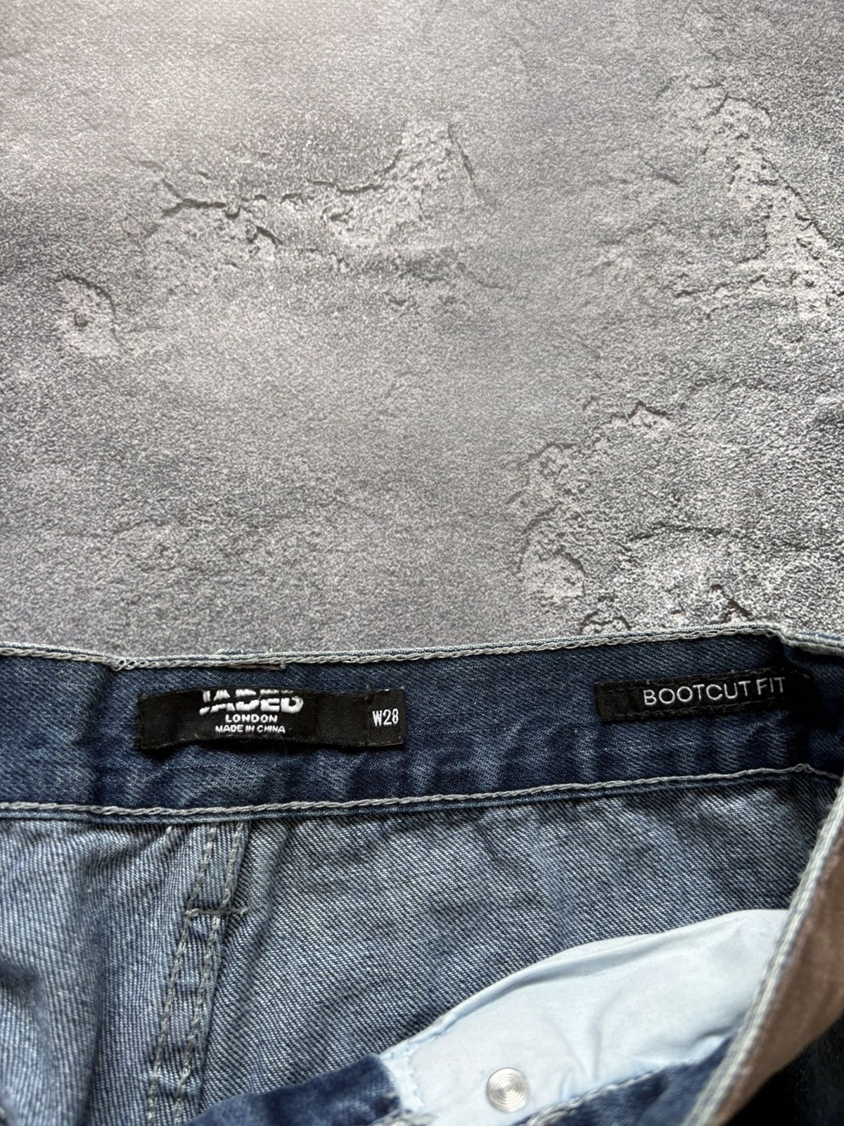 Jaded London Crazy Jaded London Patchwork Y2K Japanese Bootcut Jeans Rare Size US 28 / EU 44 - 8 Thumbnail