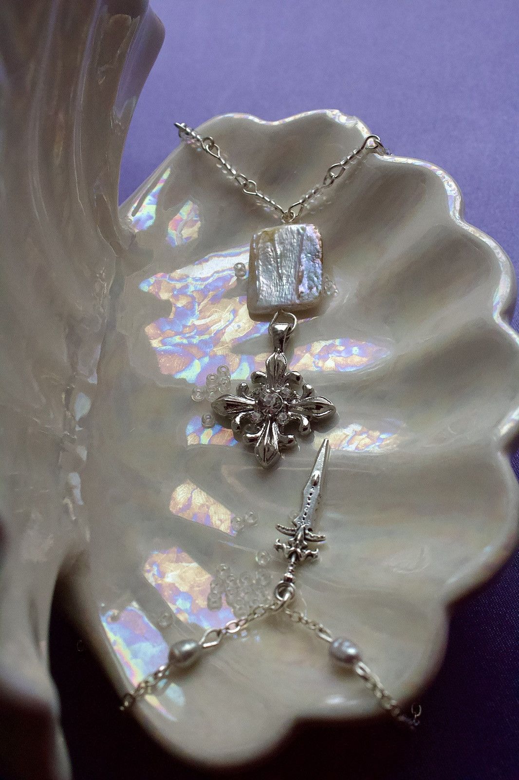 Other Two Pearl Necklace Set, Silver Tone Layered Jewelry Size ONE SIZE - 2 Thumbnail