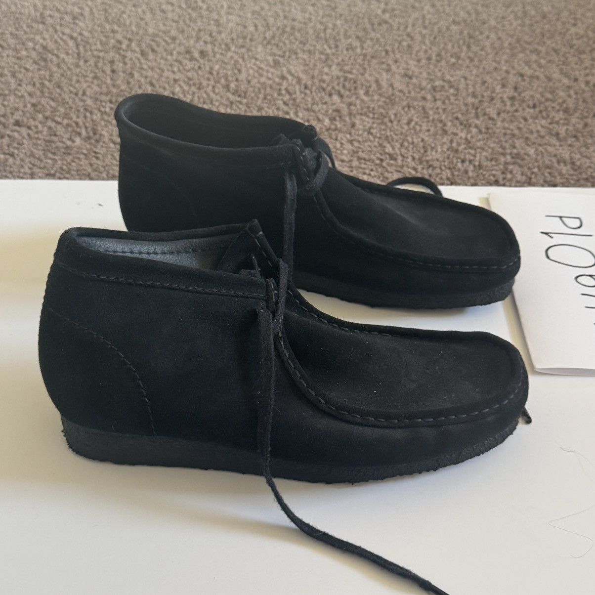 Clarks clarks wallabee boot - black suede Size US 12 / EU 45 - 3 Thumbnail
