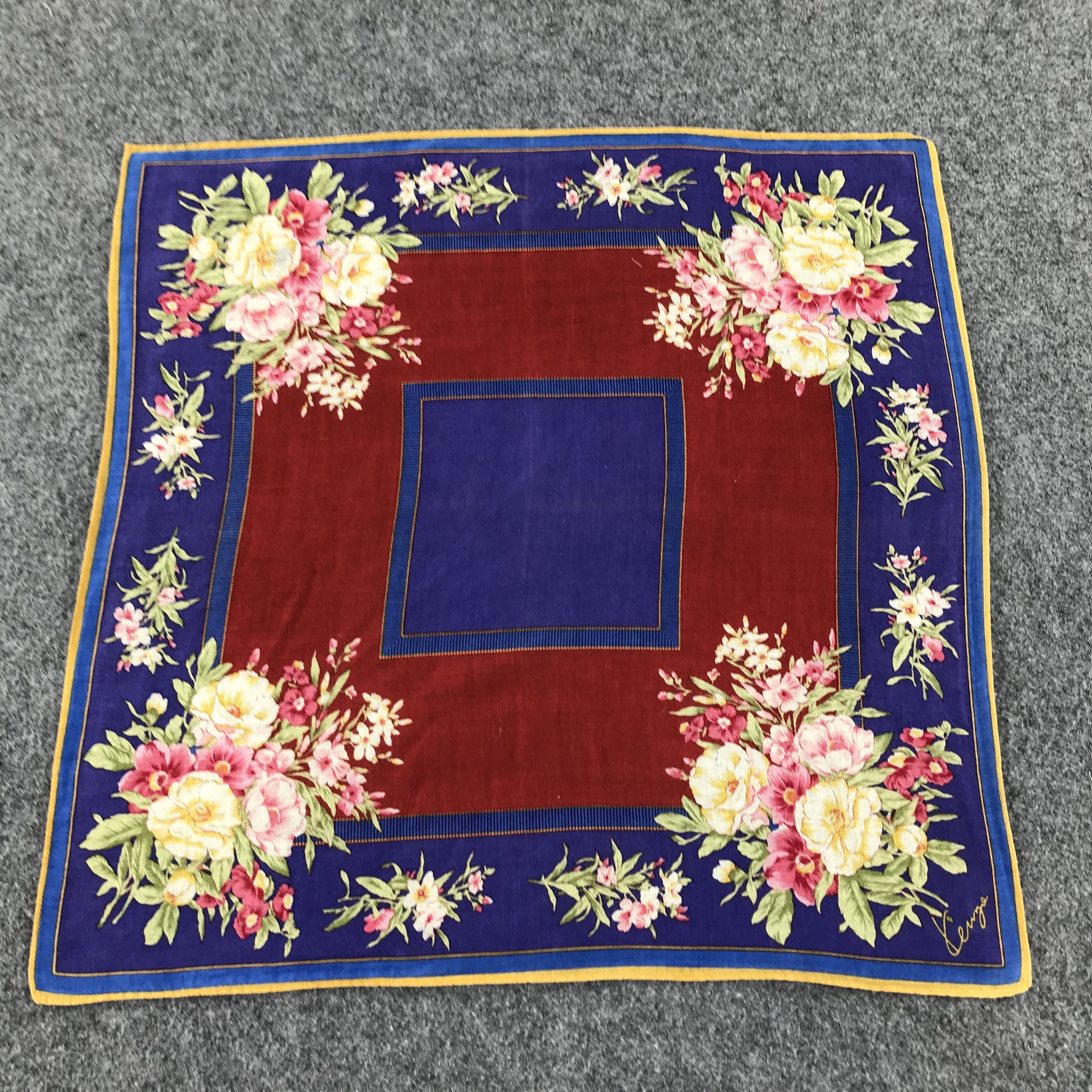 Kenzo Kenzo Handkerchief Neckerchief Bandana H524 Size ONE SIZE - 3 Thumbnail