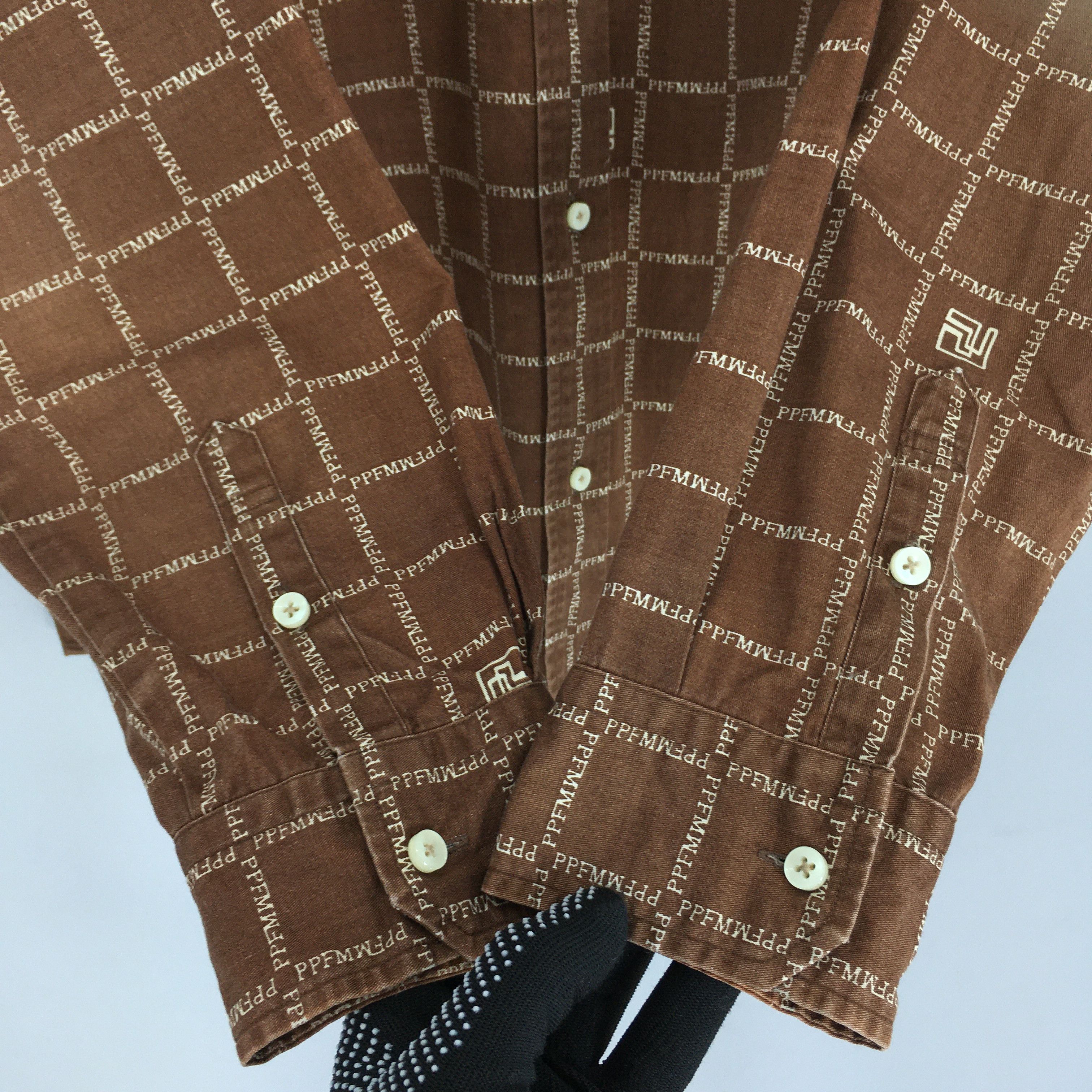 Japanese Brand × PPFM Vintage Peyton Place For Men PPFM Japan Flannel Shirt Medium Size US M / EU 48-50 / 2 - 4 Thumbnail