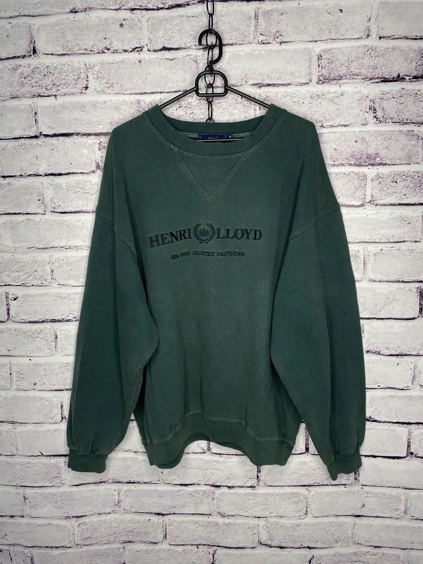 Henri Lloyd 🐍Mens Sweatshirt Henri Lloyd Vintage Big Logo Size M🐍 Size US M / EU 48-50 / 2 - 1 Thumbnail