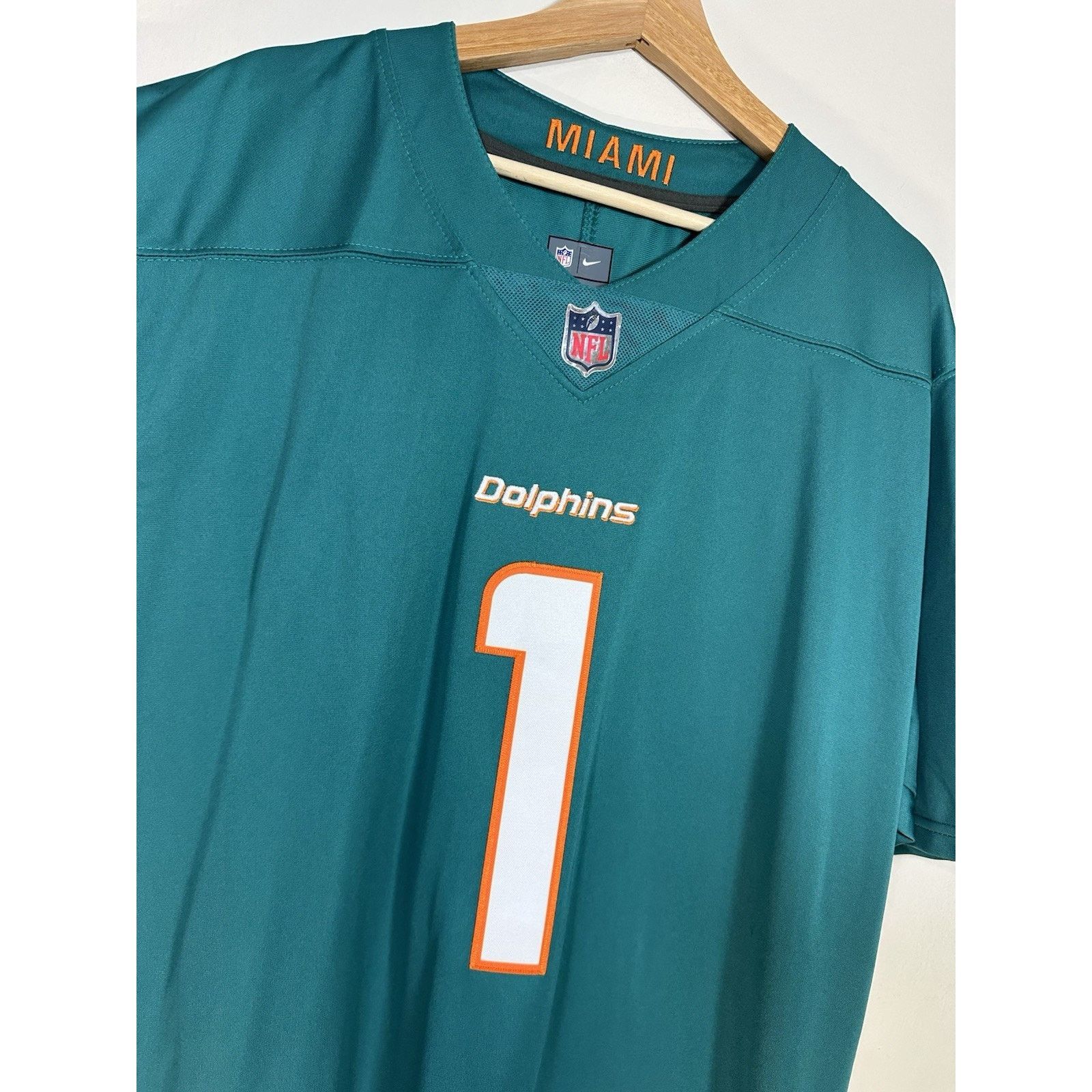 Nike Tua Tagovailoa Nike Men's Jersey #1 Miami Dolphins Size L Size US L / EU 52-54 / 3 - 3 Thumbnail