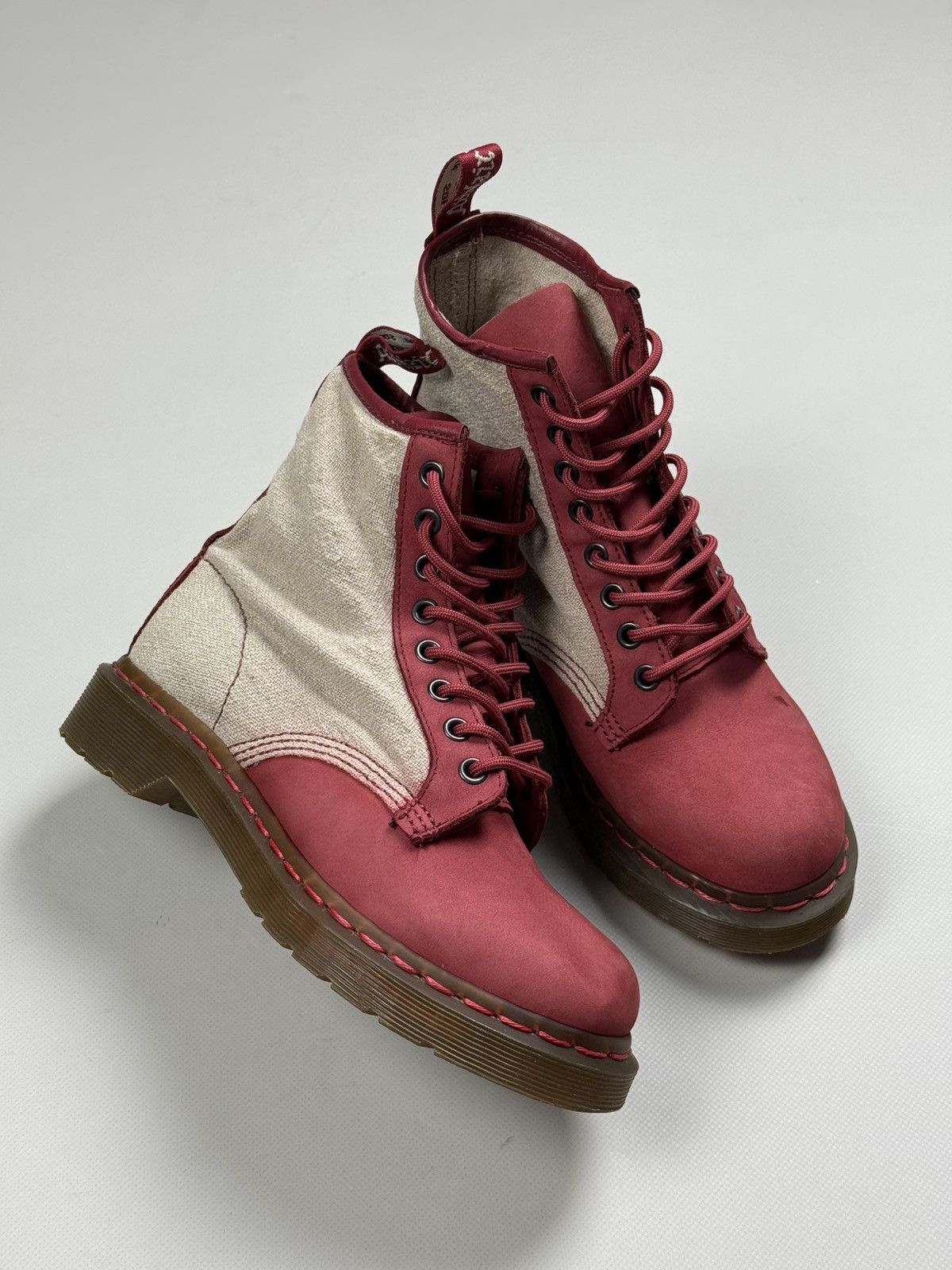 Dr. Martens Dr. Martens 1460 Ladies Leather Combat Boots Shoes Size US 6 / IT 36 - 8 Thumbnail