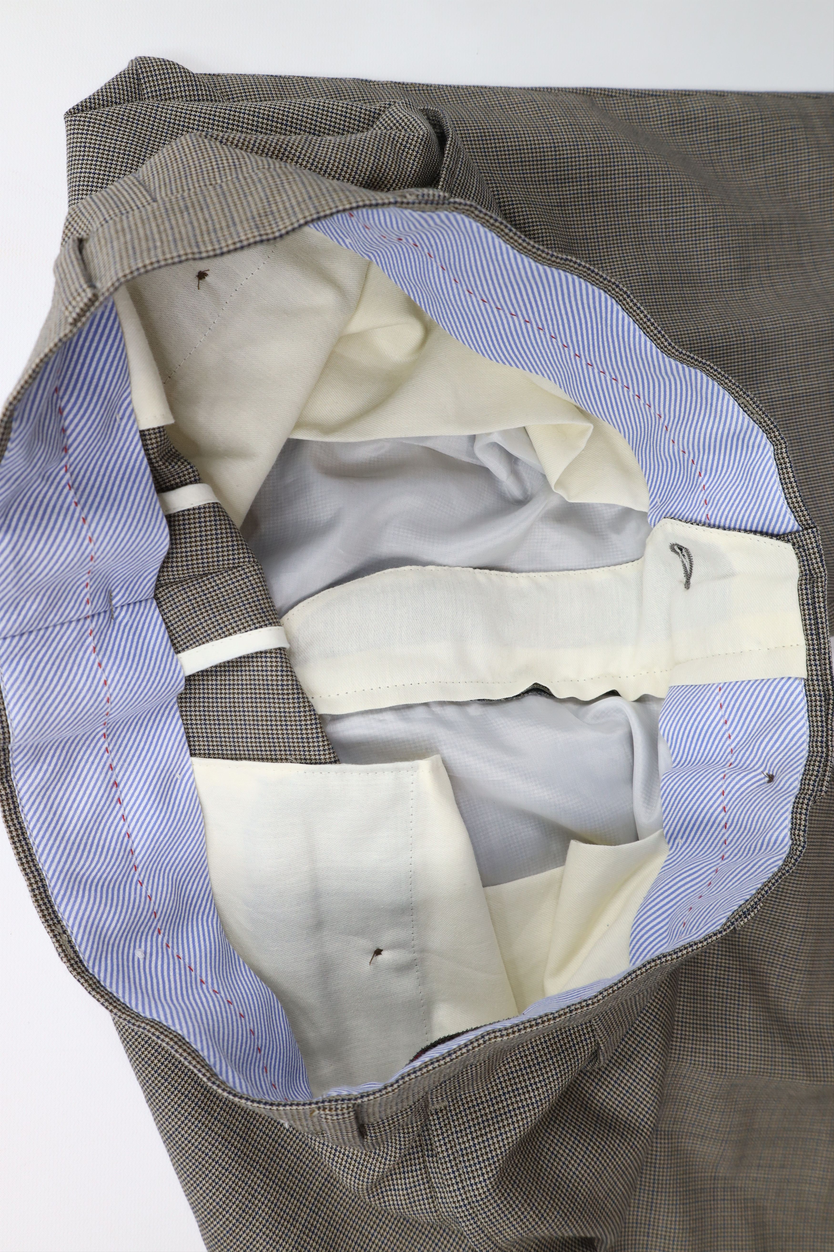 Tommy Hilfiger × Vintage Vintage 90s Tommy Hilfiger Cuffed Houndstooth Chino Pants Size US 34 / EU 50 - 7 Thumbnail