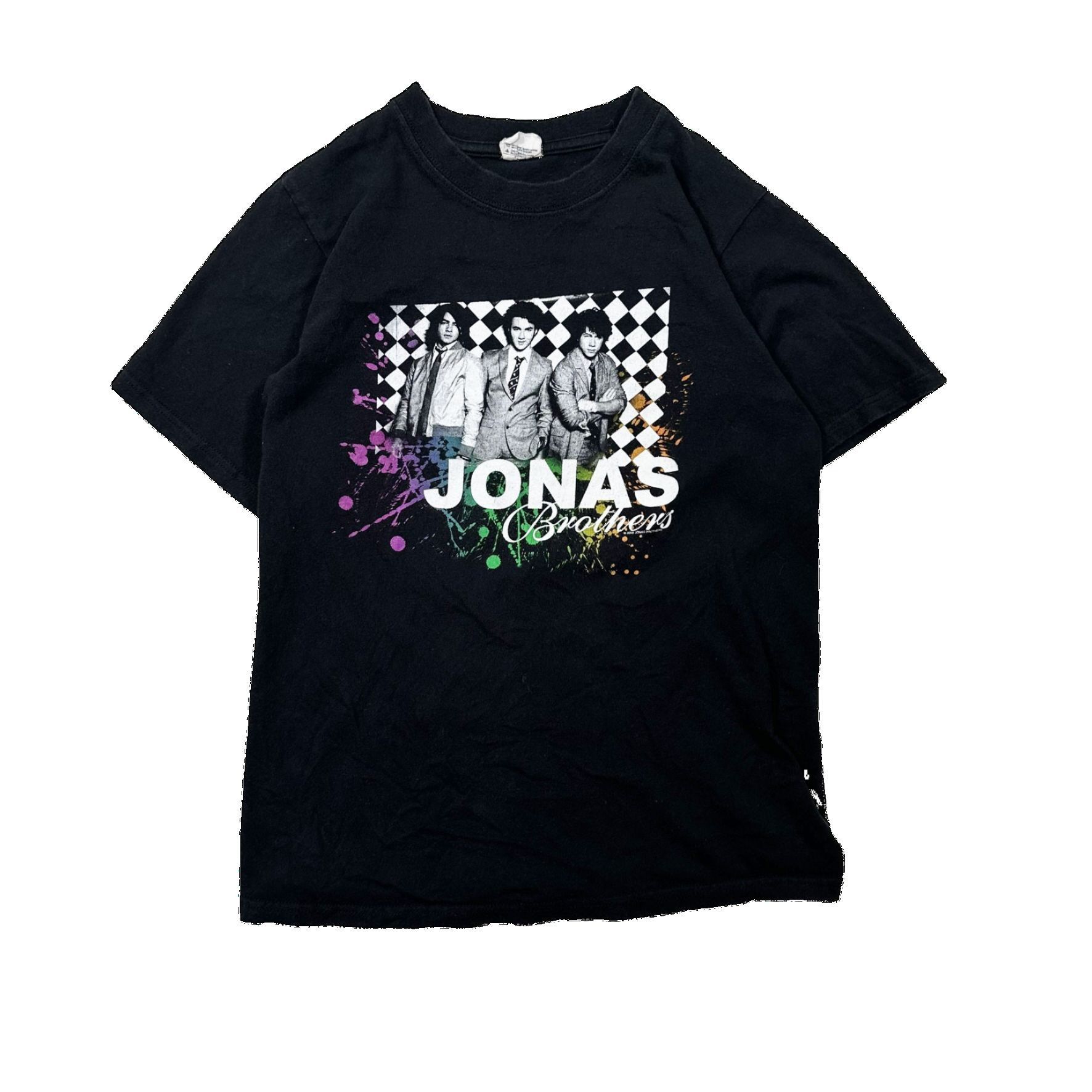 Vintage Vintage 00s Jonas Brothers Graphic T Shirt Size US S / EU 44-46 / 1 - 1 Thumbnail