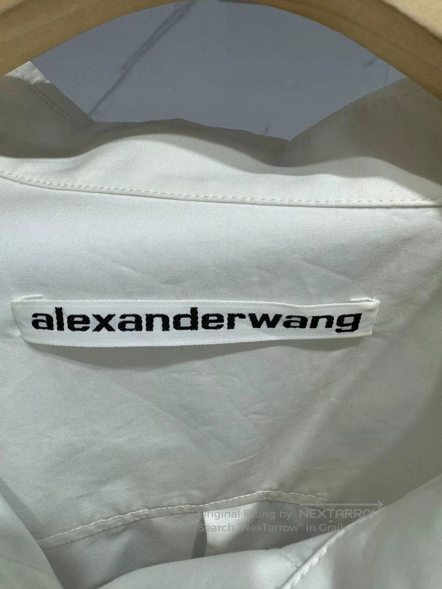 Alexander Wang Alexander Wang Asymmetric White Shirt. Size XS / US 0-2 / IT 36-38 - 8 Thumbnail