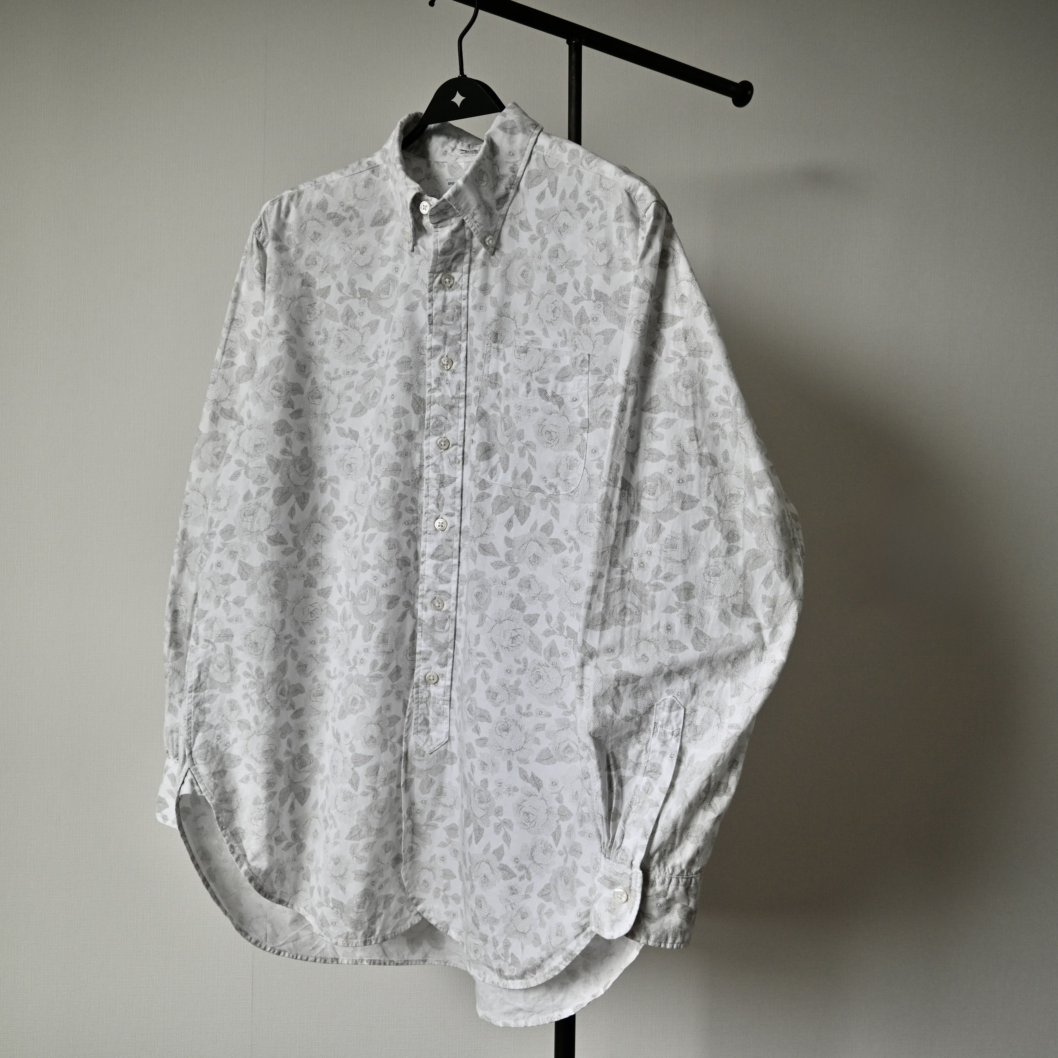 Engineered Garments Engineered Garments rose print cotton 19th century BD shirt Size US M / EU 48-50 / 2 - 2 Thumbnail