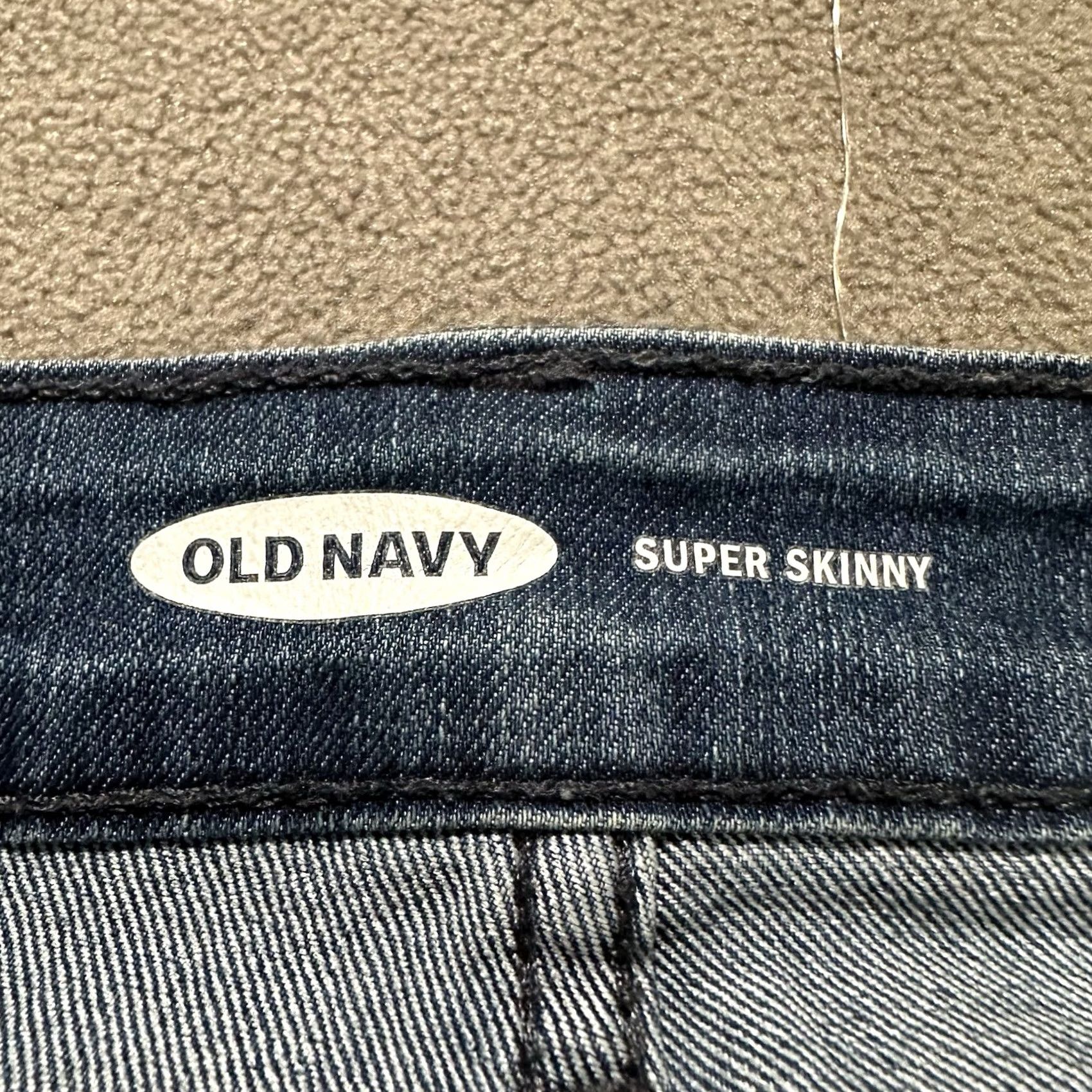 Old Navy Old Navy Womens Jeans 4 Short Blue Denim Mid Rise Super Skinny Stretch GUC Size 27" / US 4 / IT 40 - 7 Thumbnail