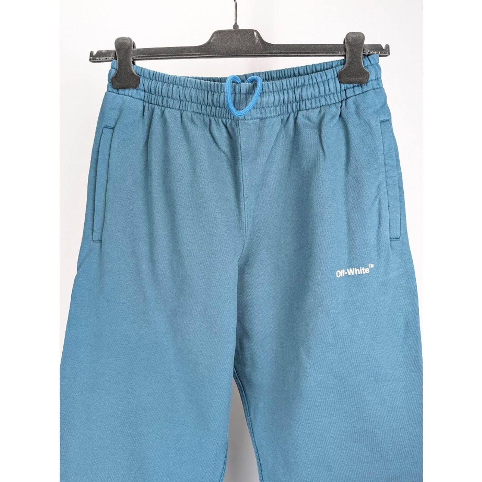 Off-White o1rshd1 Chain Arr Slim Sweatpants & Jogger Duck Green/White Size US 36 / EU 52 - 5 Thumbnail