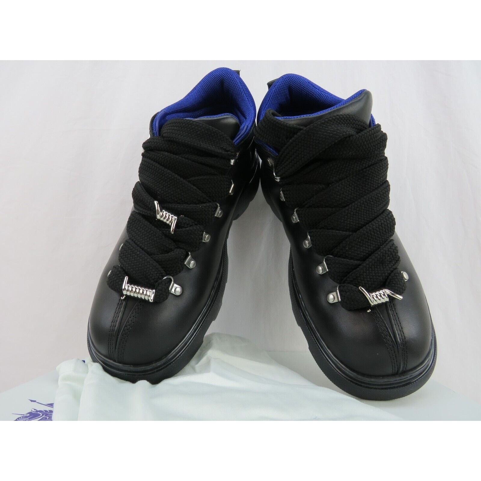Burberry NEW BURBERRY TREK BLACK LEATHER LACE HIKING BOOTS 10 44 IT Size US 11 / EU 44 - 8 Thumbnail