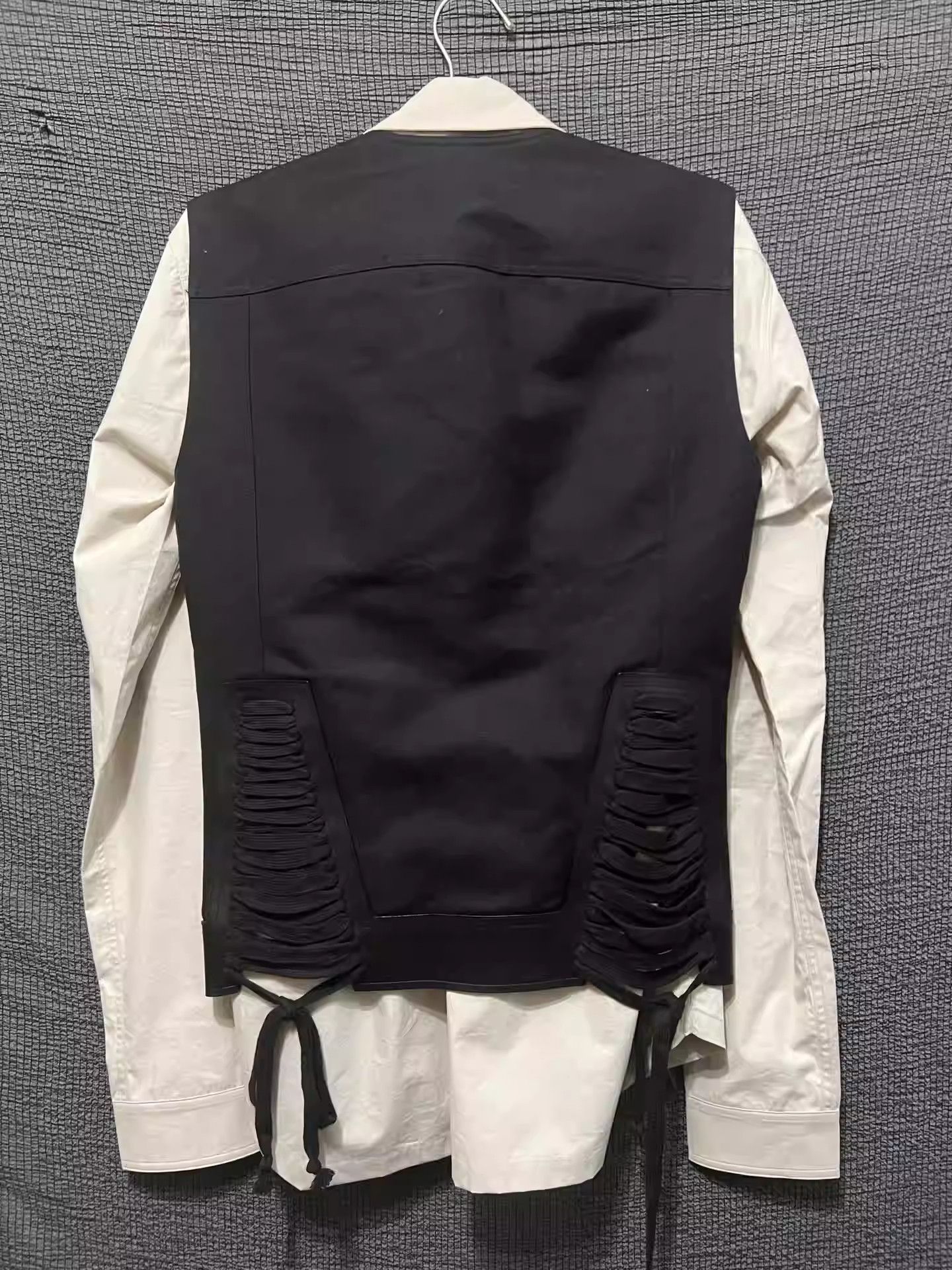 トップス Rick owens 14ss long leather strap vest Rick owens 14ss long leather strap vest