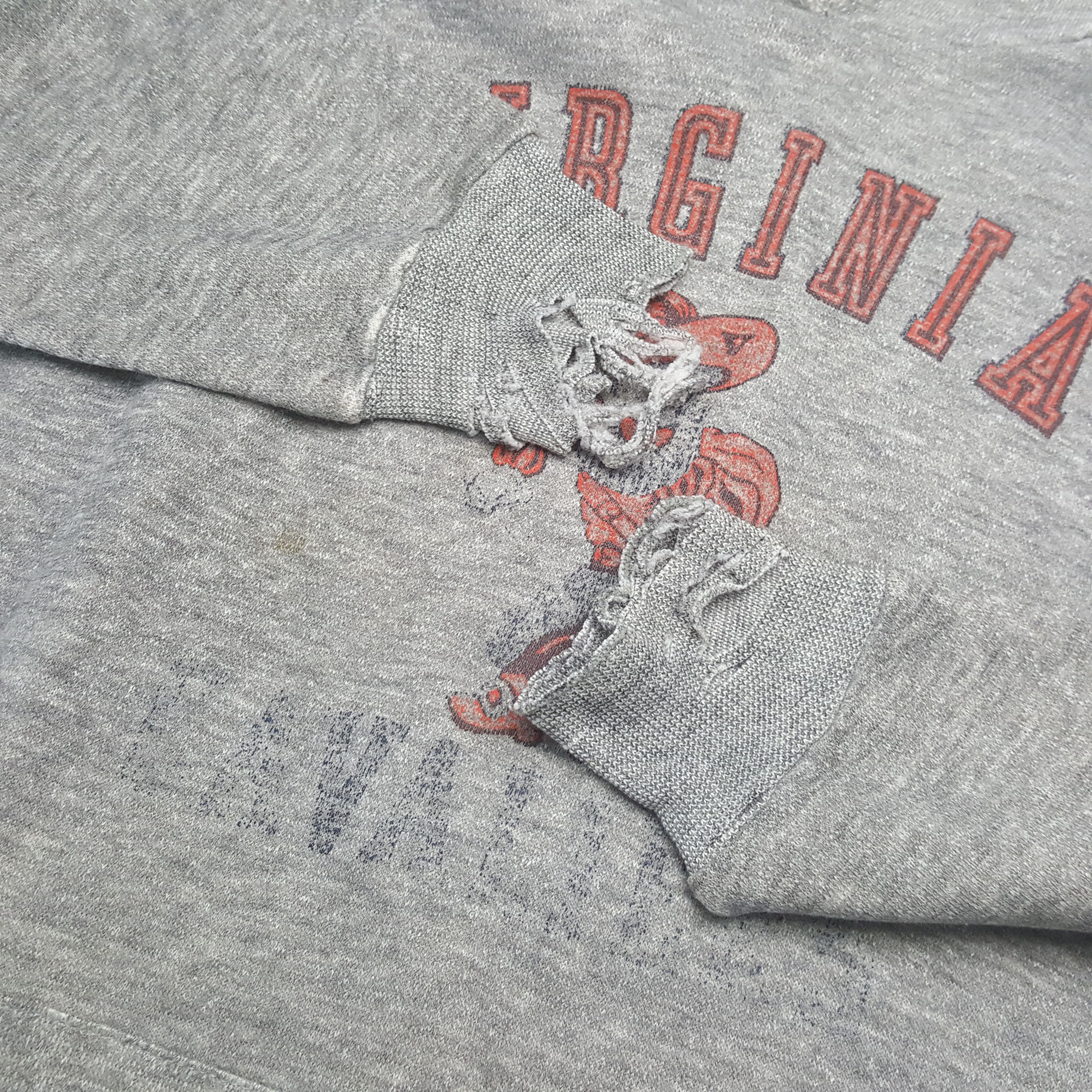 Vintage Virginia Streetwear Style Distressed Hoodie RR5 Size US M / EU 48-50 / 2 - 7 Thumbnail