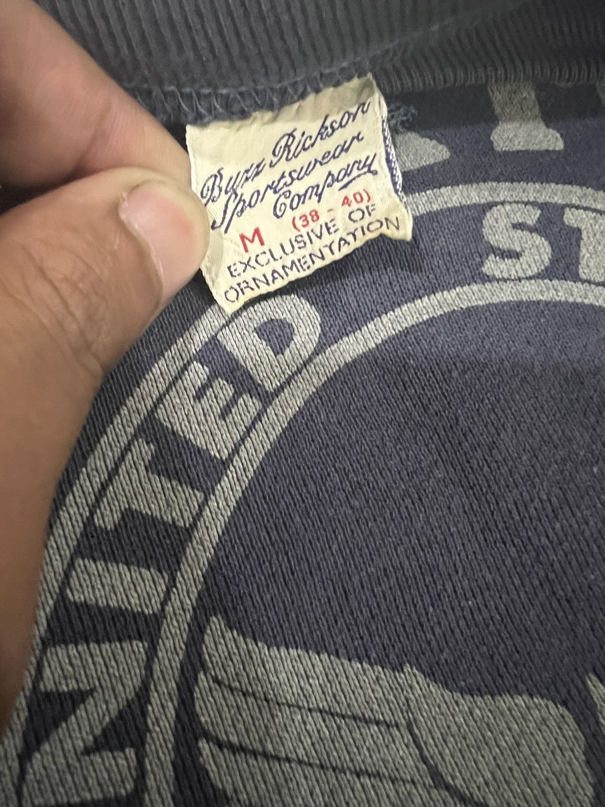 Buzz Rickson's Vintage 1940s USAF Double V Crewneck Loopwheel Sweatshirt Size US M / EU 48-50 / 2 - 4 Thumbnail