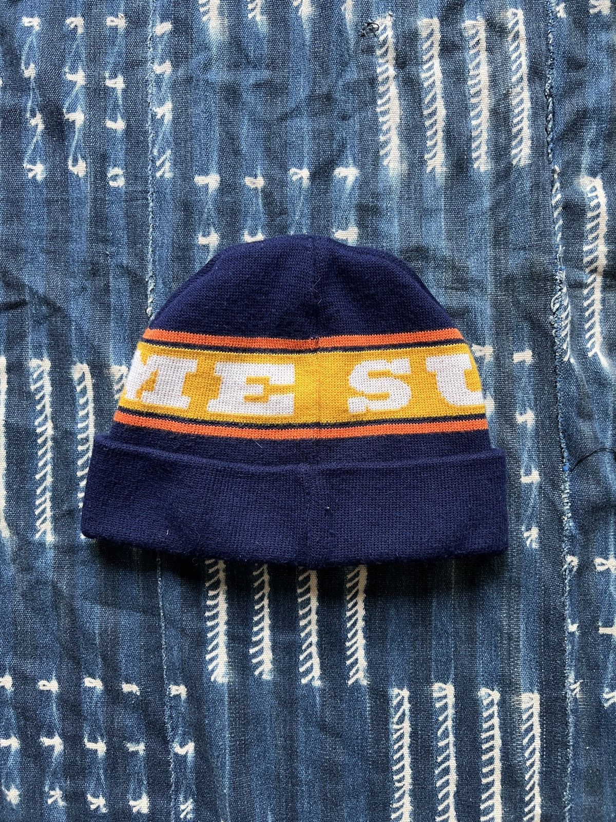 Supreme Supreme OG Jacquard Logo Beanie 2000s Size ONE SIZE - 2 Thumbnail