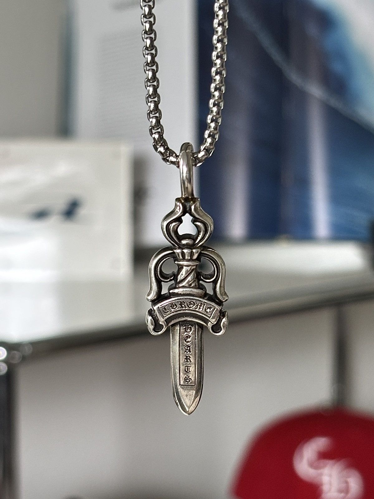 Chrome Hearts CHROME HEARTS DOUBLE DAGGER PENDANT BRAND NEW | Grailed