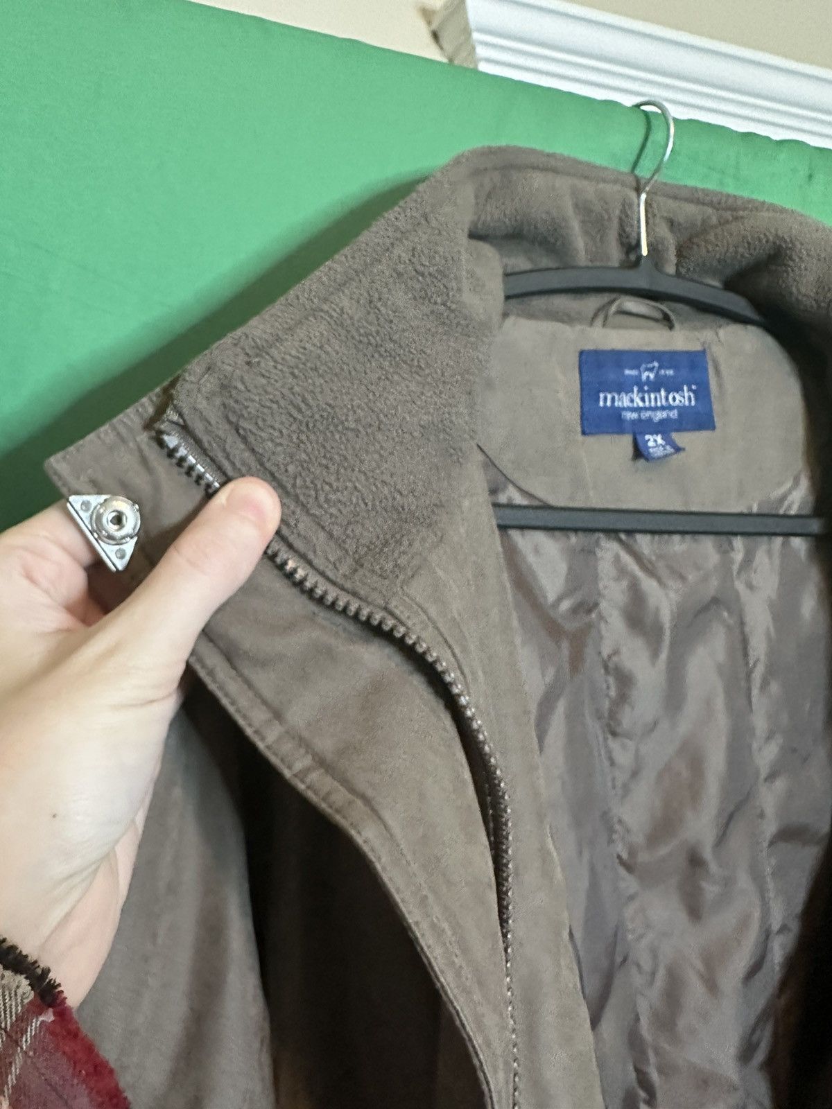 Mackintosh Sueded d-ring metal embellished puffer coat parka Size US XXL / EU 58 / 5 - 12 Thumbnail