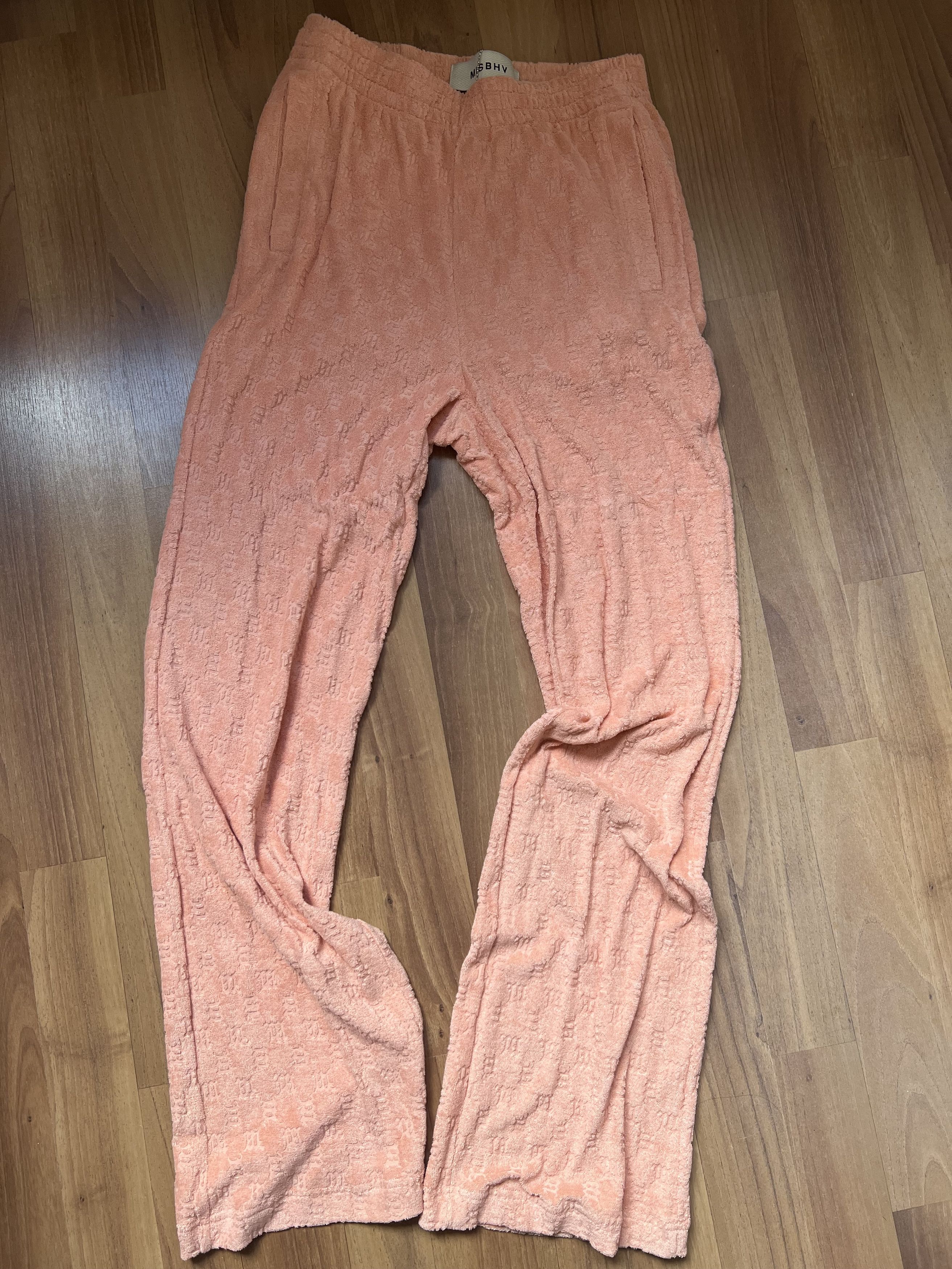 Misbhv MISBHV monogram towelling relaxed trousers Size 28" / US 6 / IT 42 - 2 Thumbnail