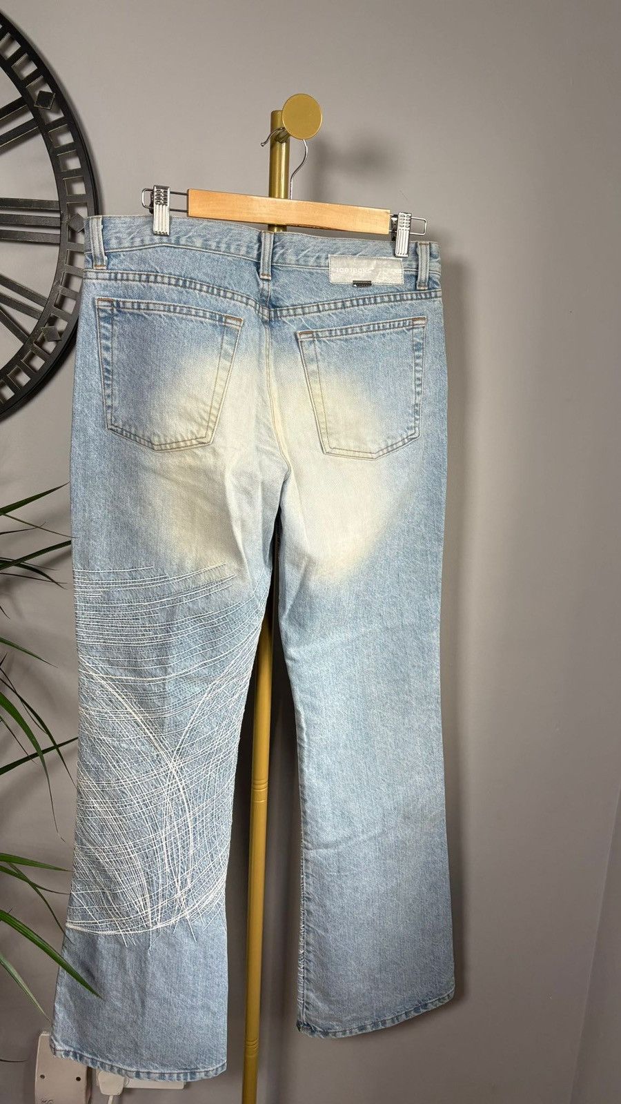 Iceberg [ARCHIVE] Iceberg Gilmar Embroidered Jeans - NWT - Size 31 Size 31" - 4 Thumbnail