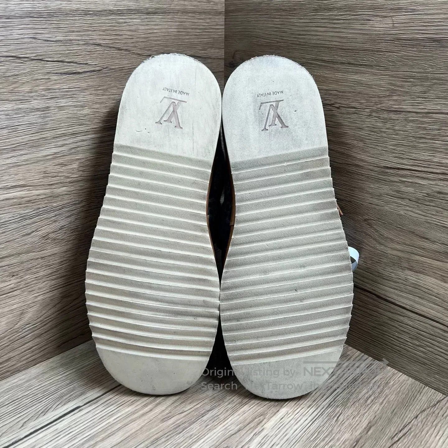 Louis Vuitton Louis Vuitton Nigo Denim Mule Slides. Size US 6 / EU 39 - 6 Thumbnail